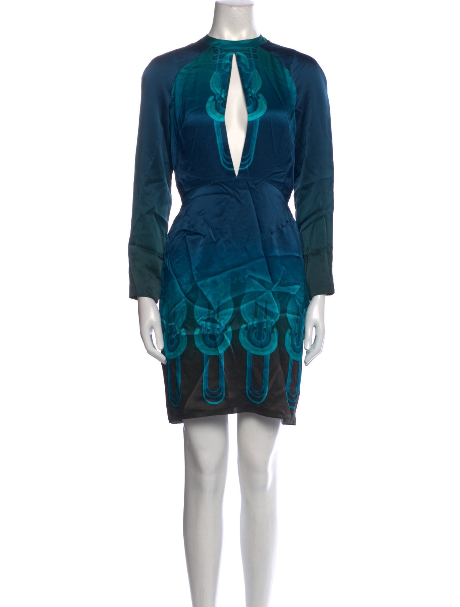 Holly Fulton Silk Mini Dress w/ Tags