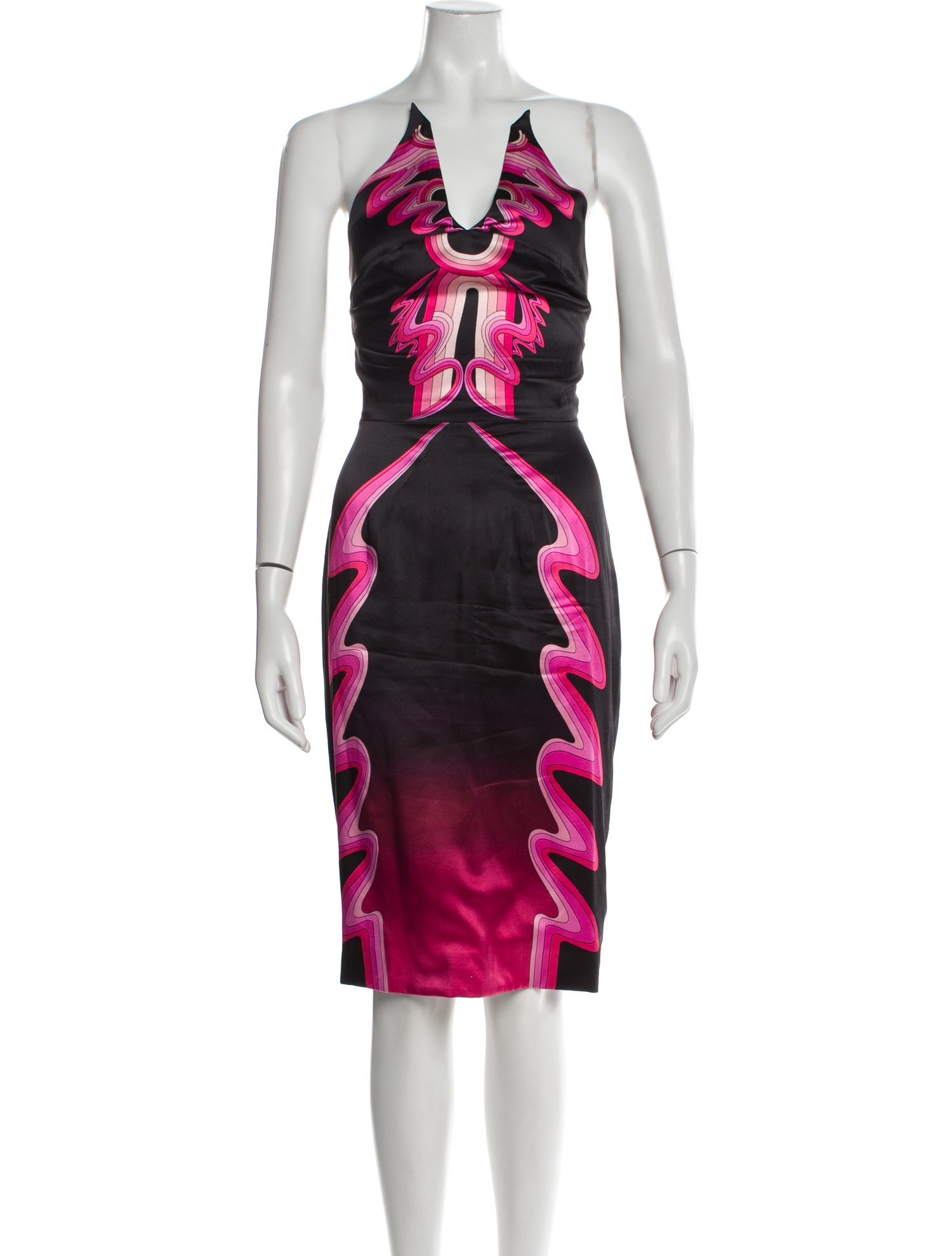Holly Fulton Silk Knee-Length Dress