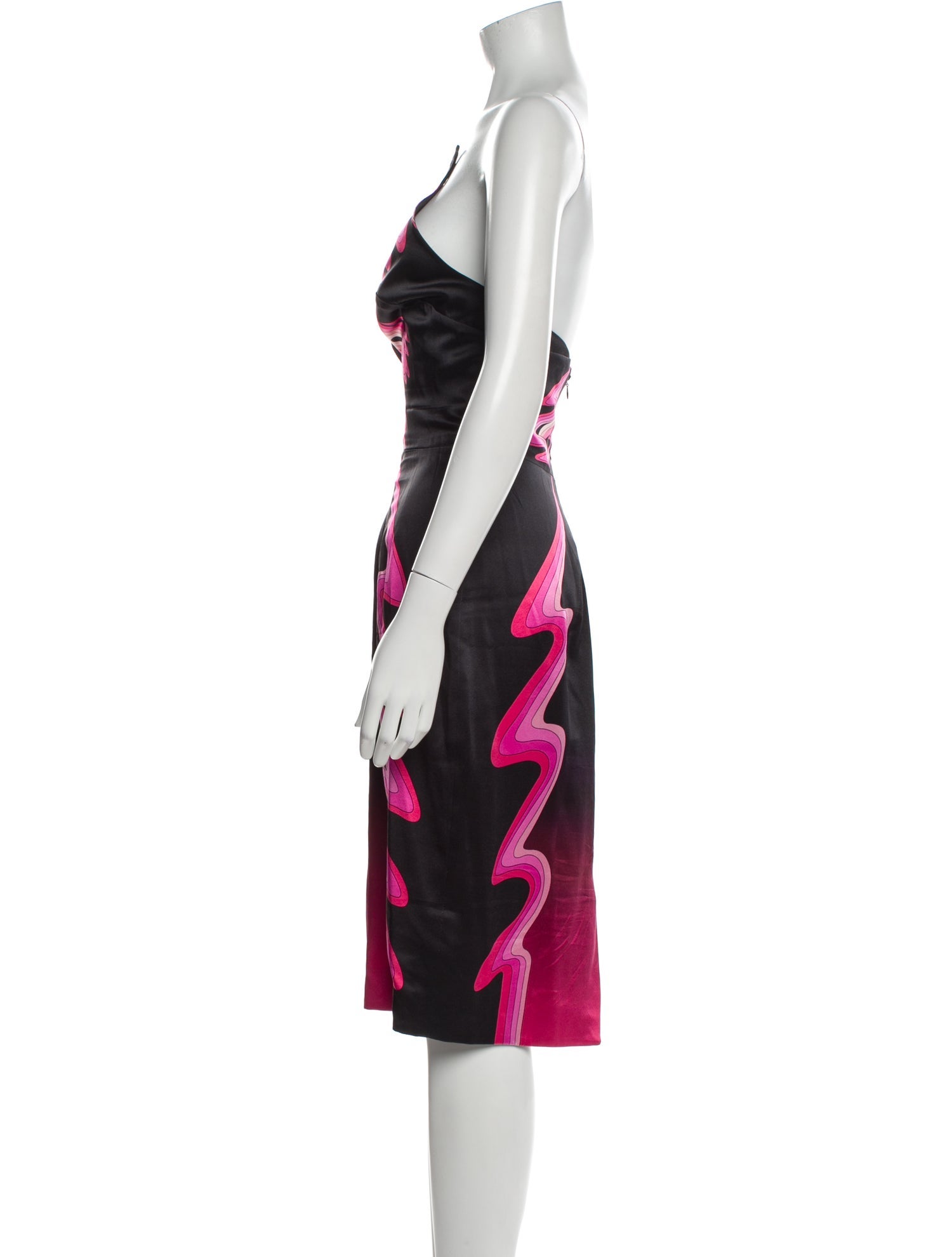 Holly Fulton Silk Knee-Length Dress