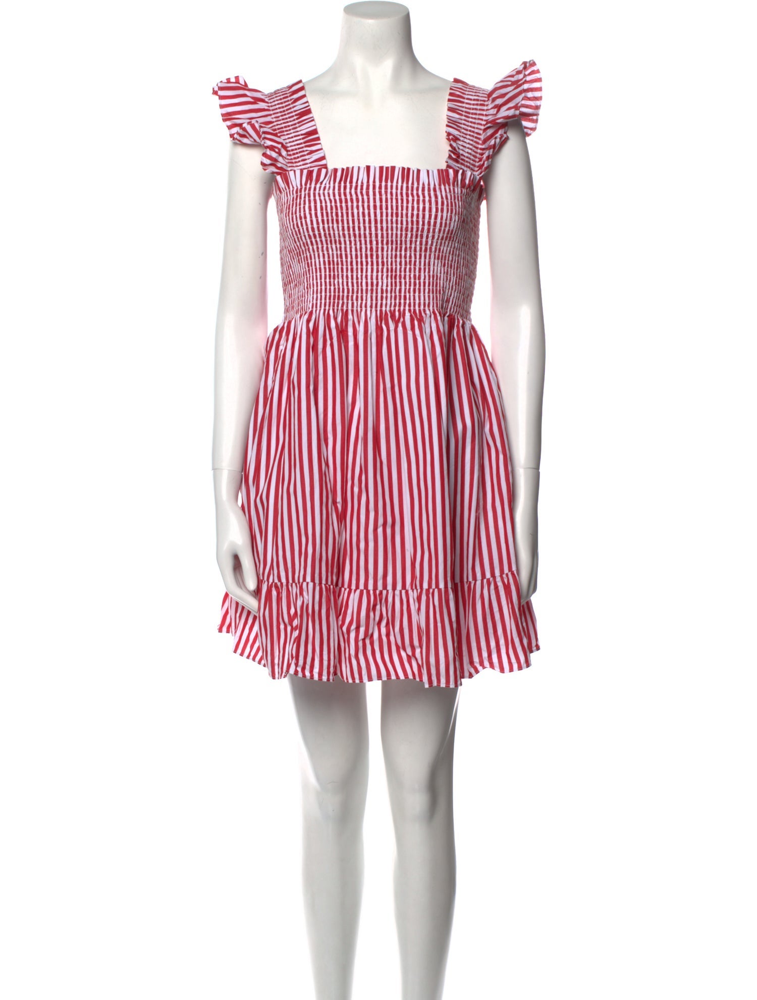 Hill House Home Striped Mini Dress - Red Dresses, Clothing