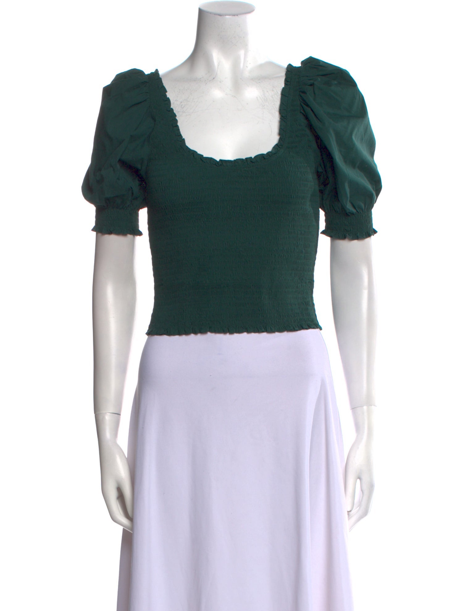 Hill House Home Square Neckline Short Sleeve Crop Top w/ Tags