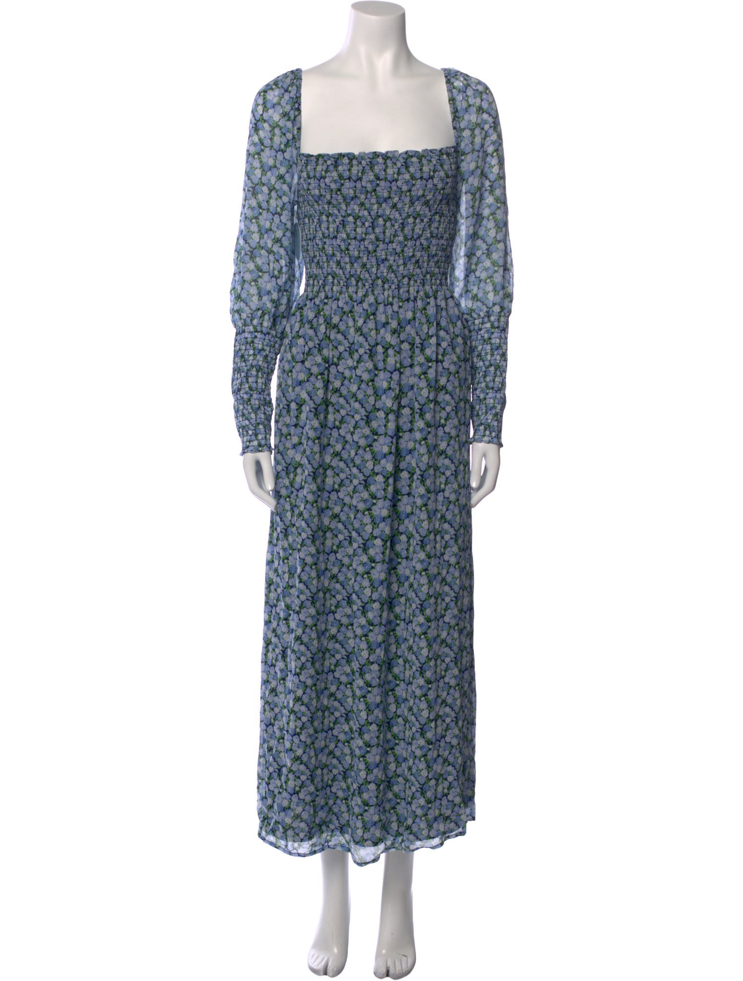 Hill House Home Floral Print Long Dress w/ Tags