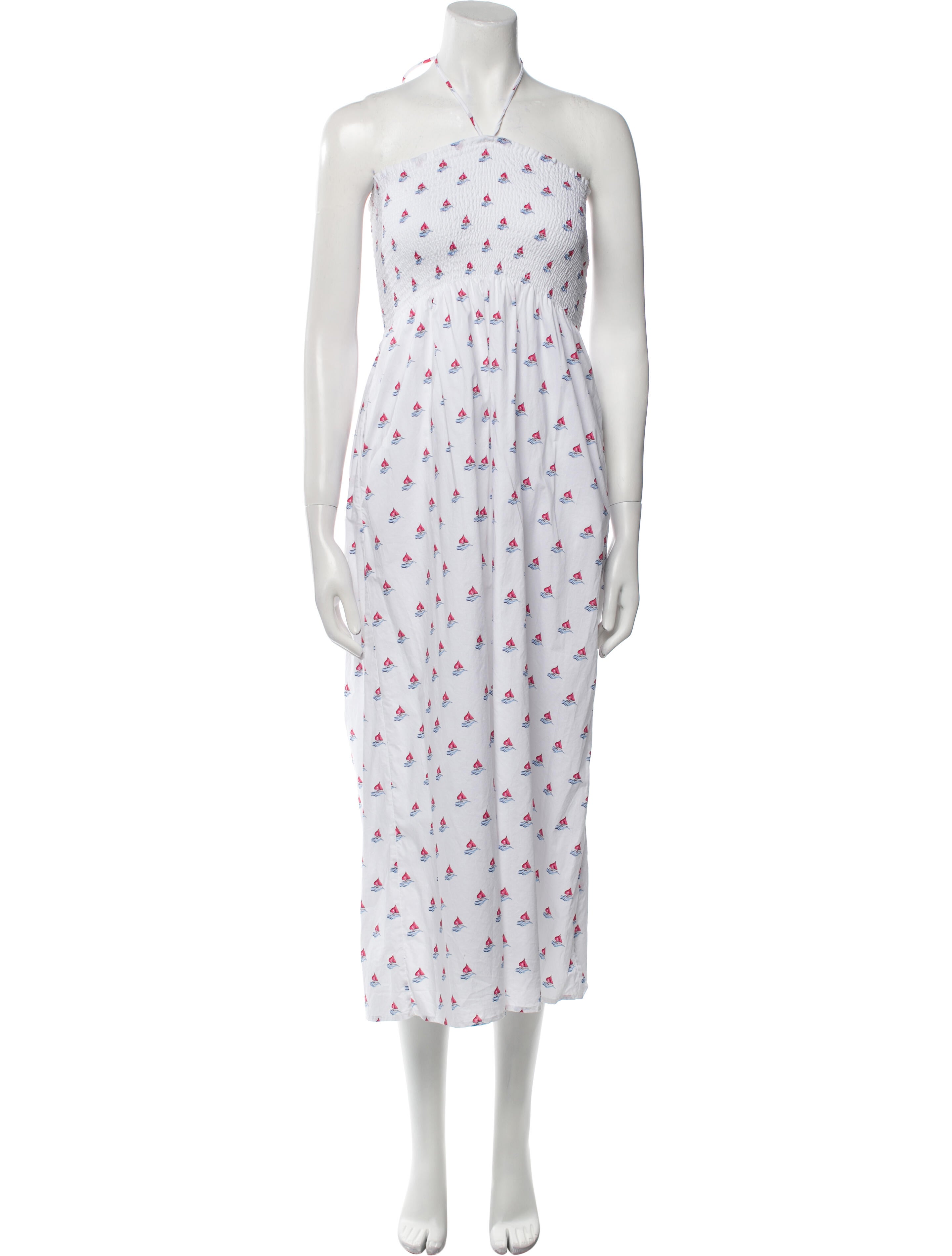 Hill House Home Printed Midi Length Dress