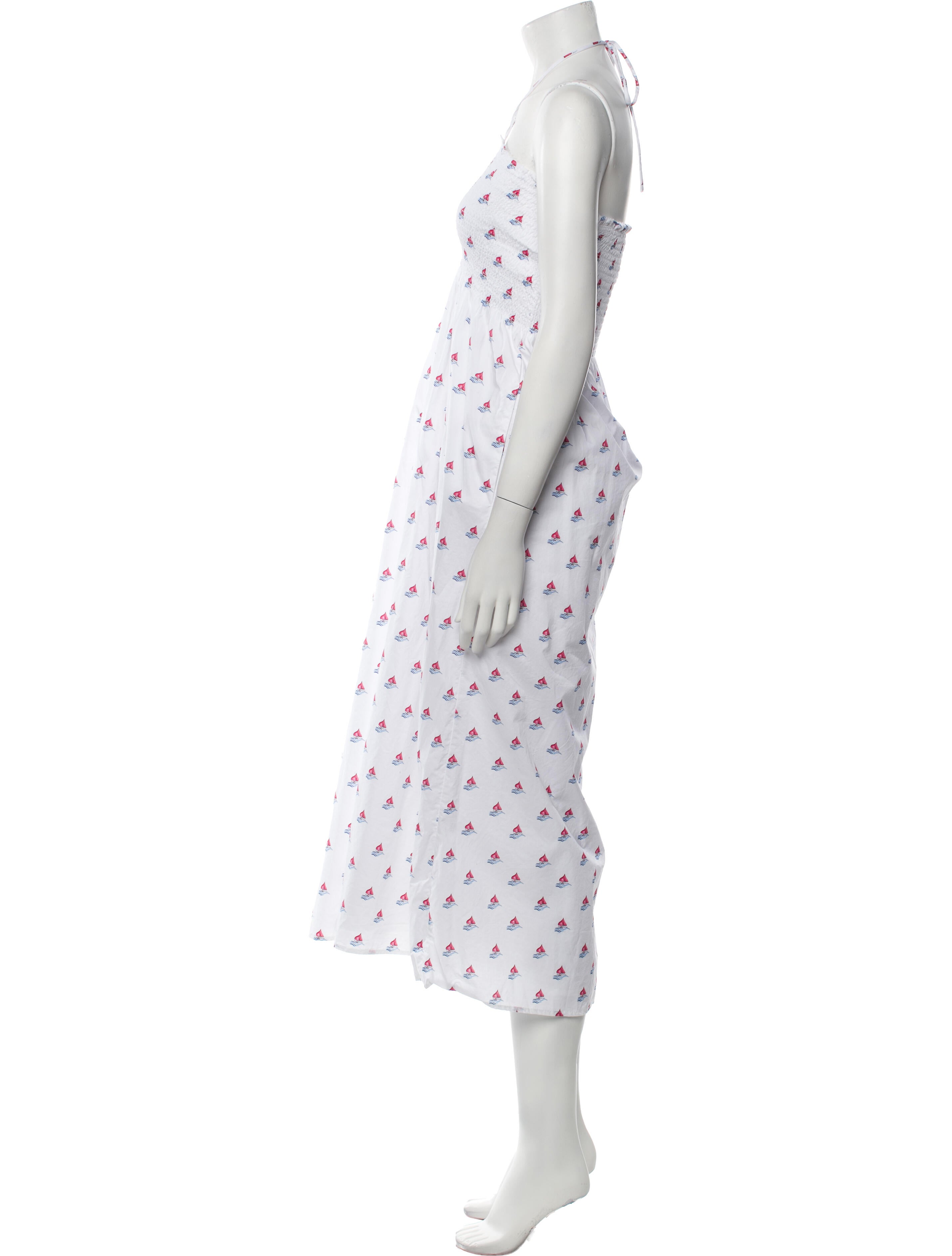 Hill House Home Printed Midi Length Dress