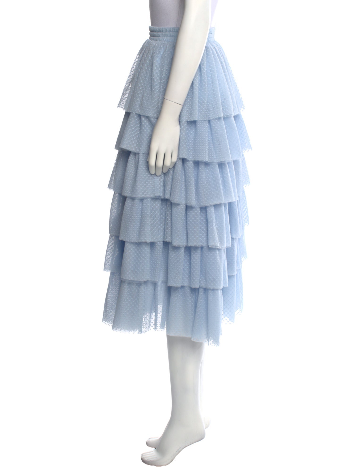 Hill House Home Polka Dot Print Midi Length Skirt