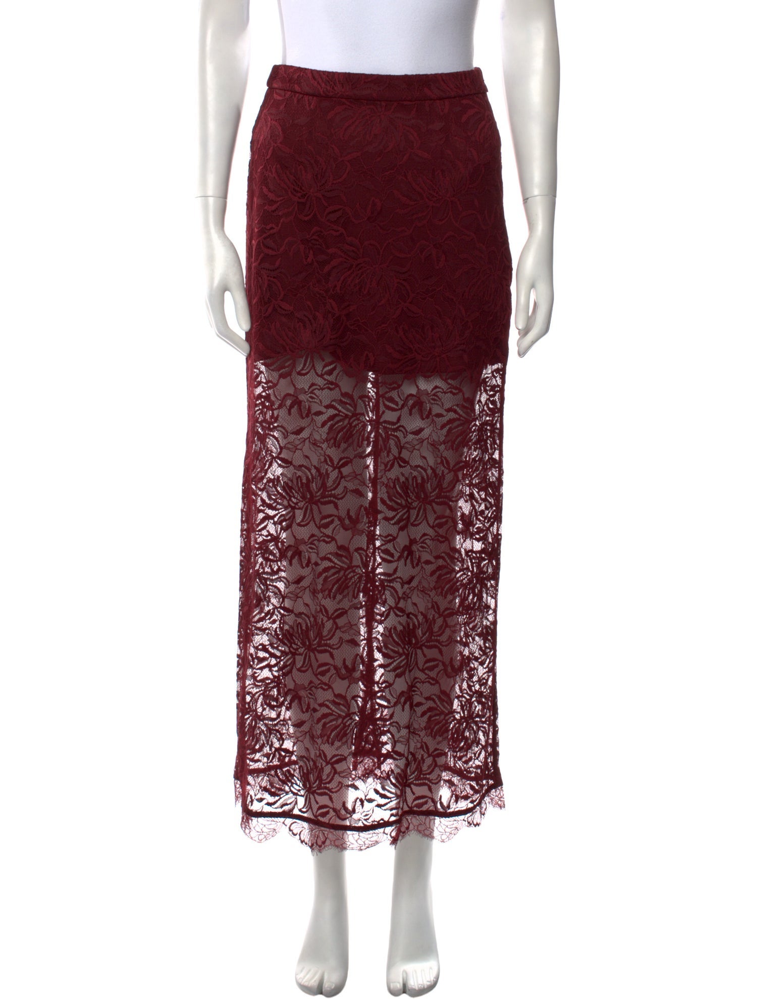 Hill House Home Lace Pattern Midi Length Skirt w/ Tags