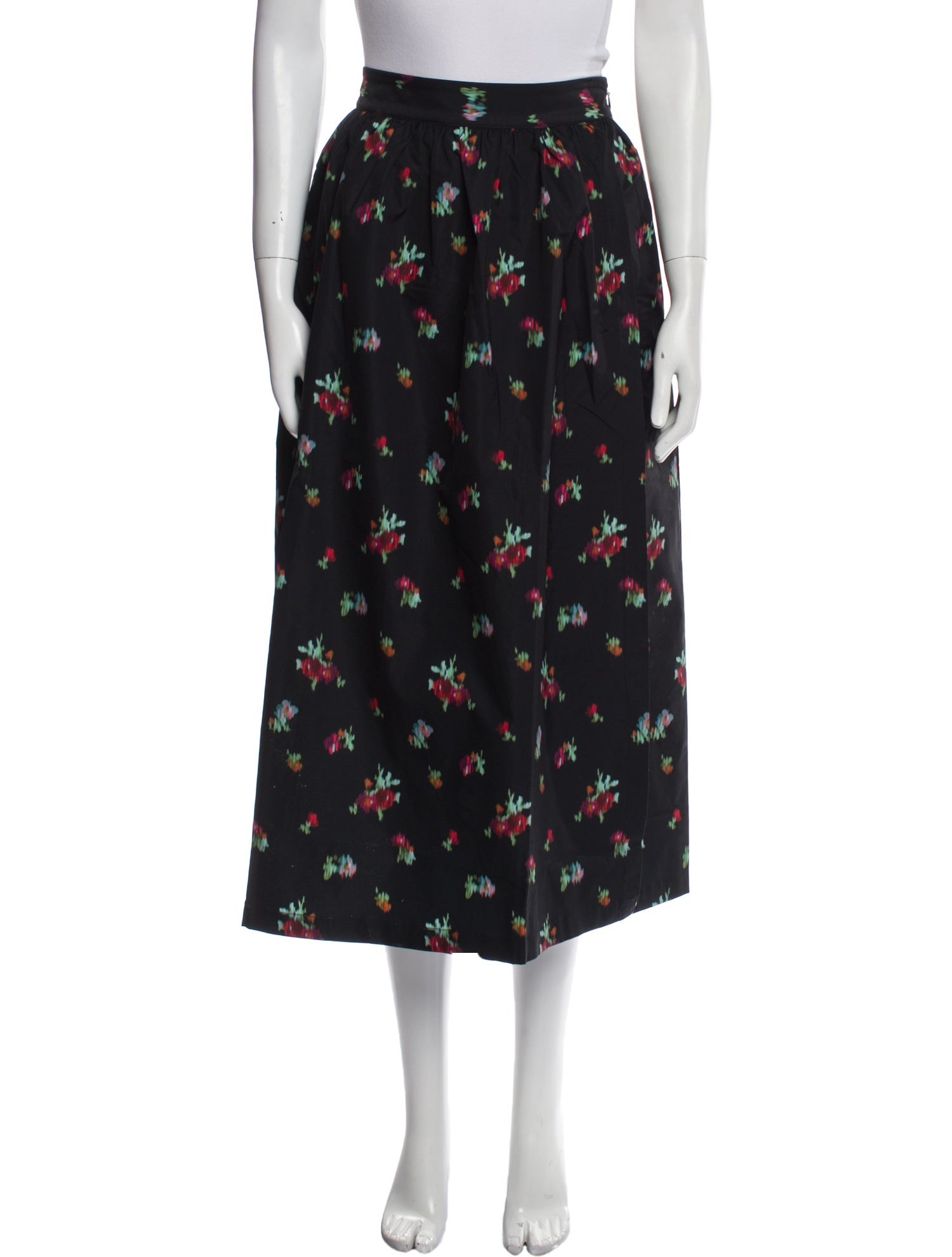 Hill House Home Floral Print Midi Length Skirt