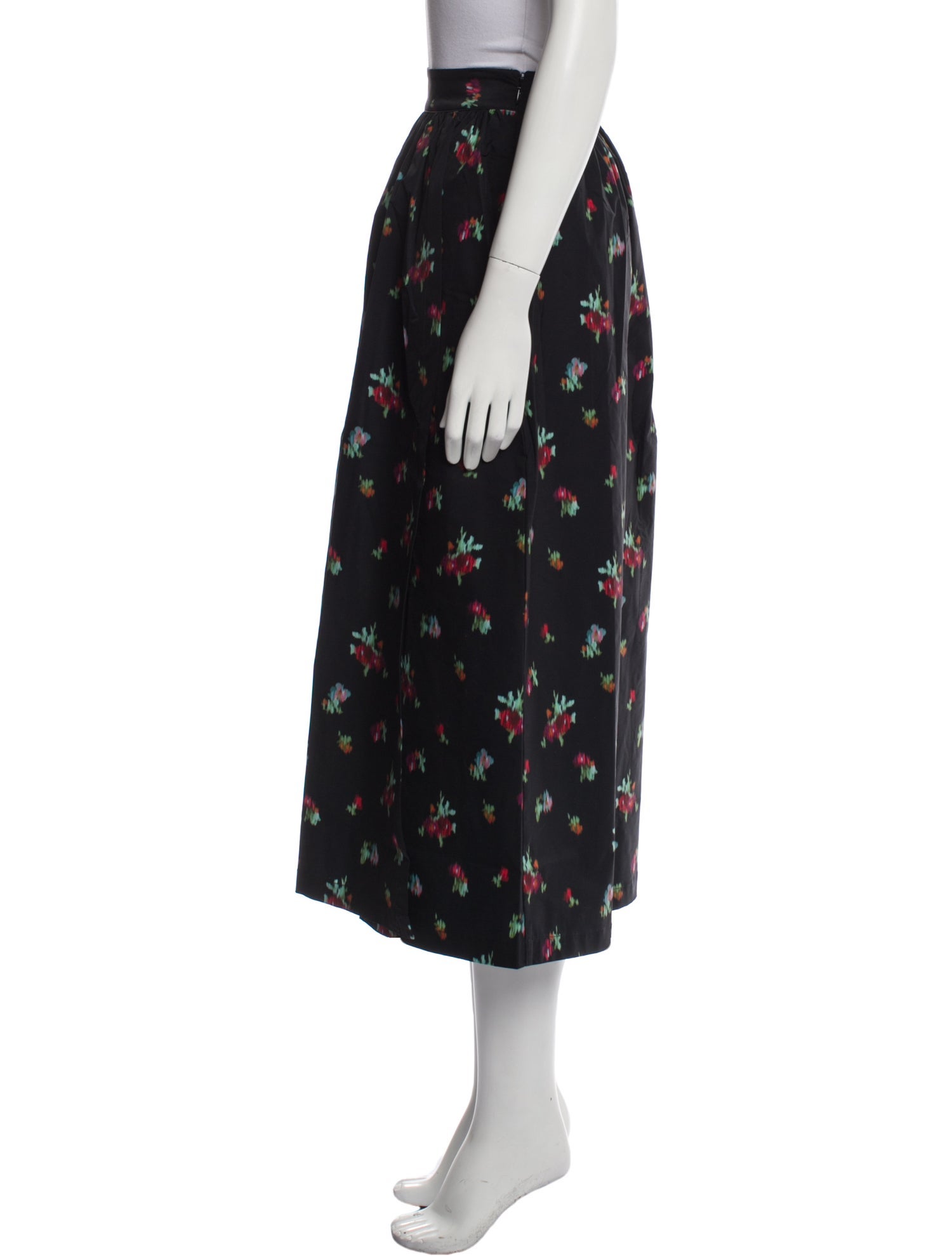 Hill House Home Floral Print Midi Length Skirt