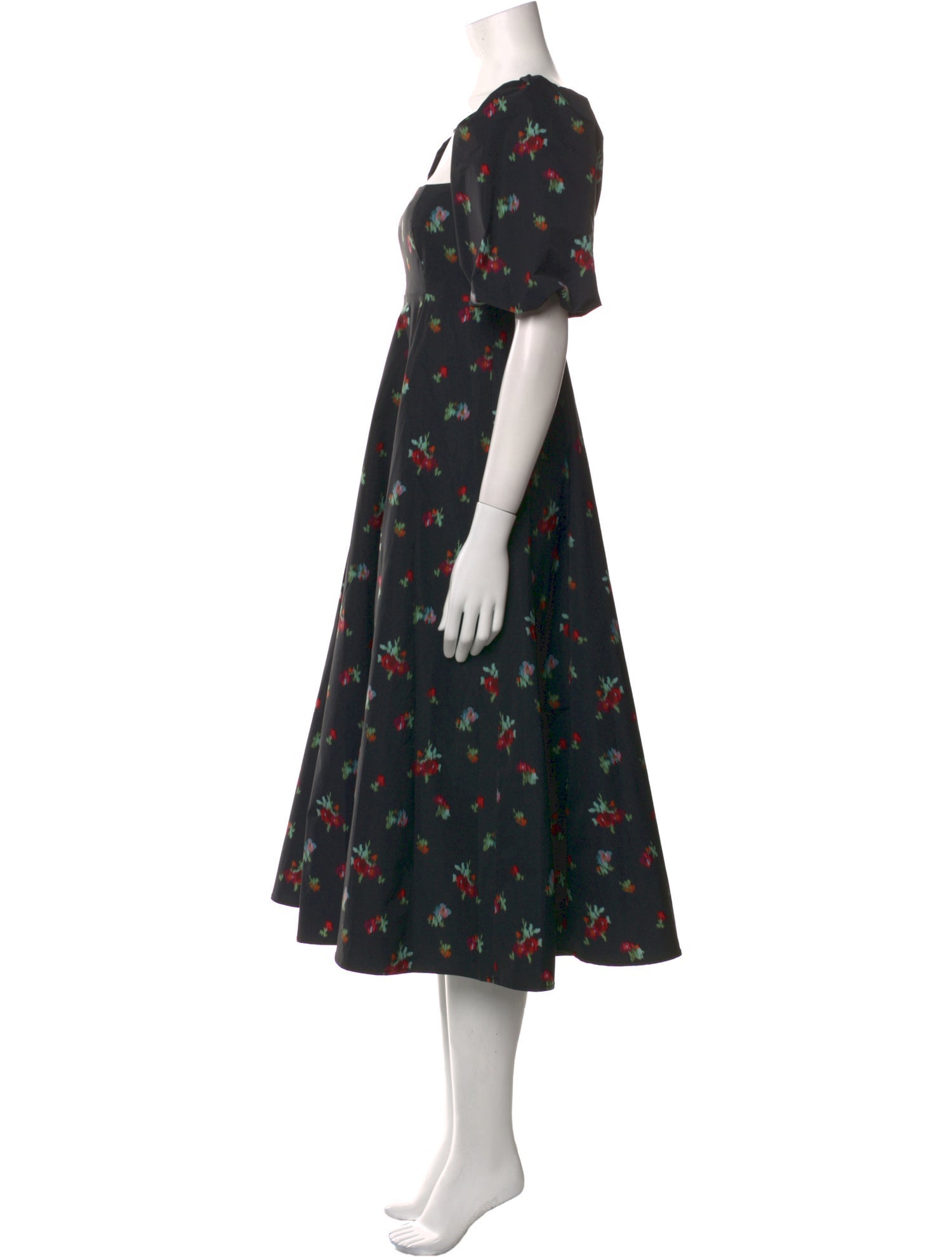Hill House Home Floral Print Midi Length Dress w/ Tags