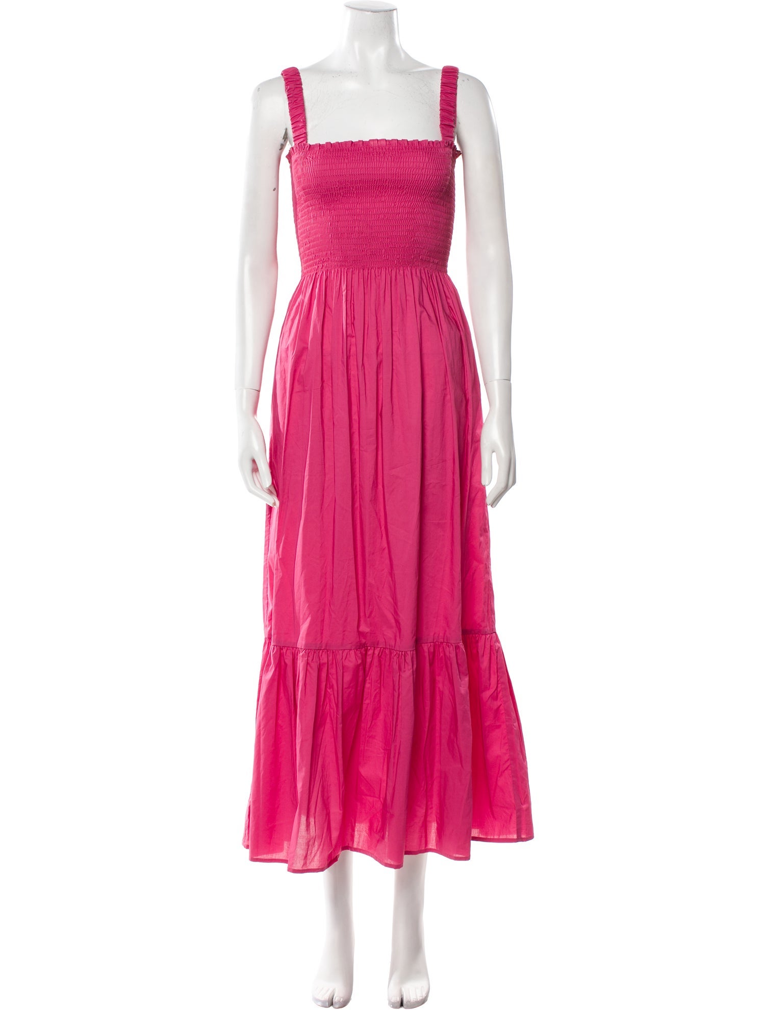 Hill House Home Square Neckline Long Dress - Pink Dresses