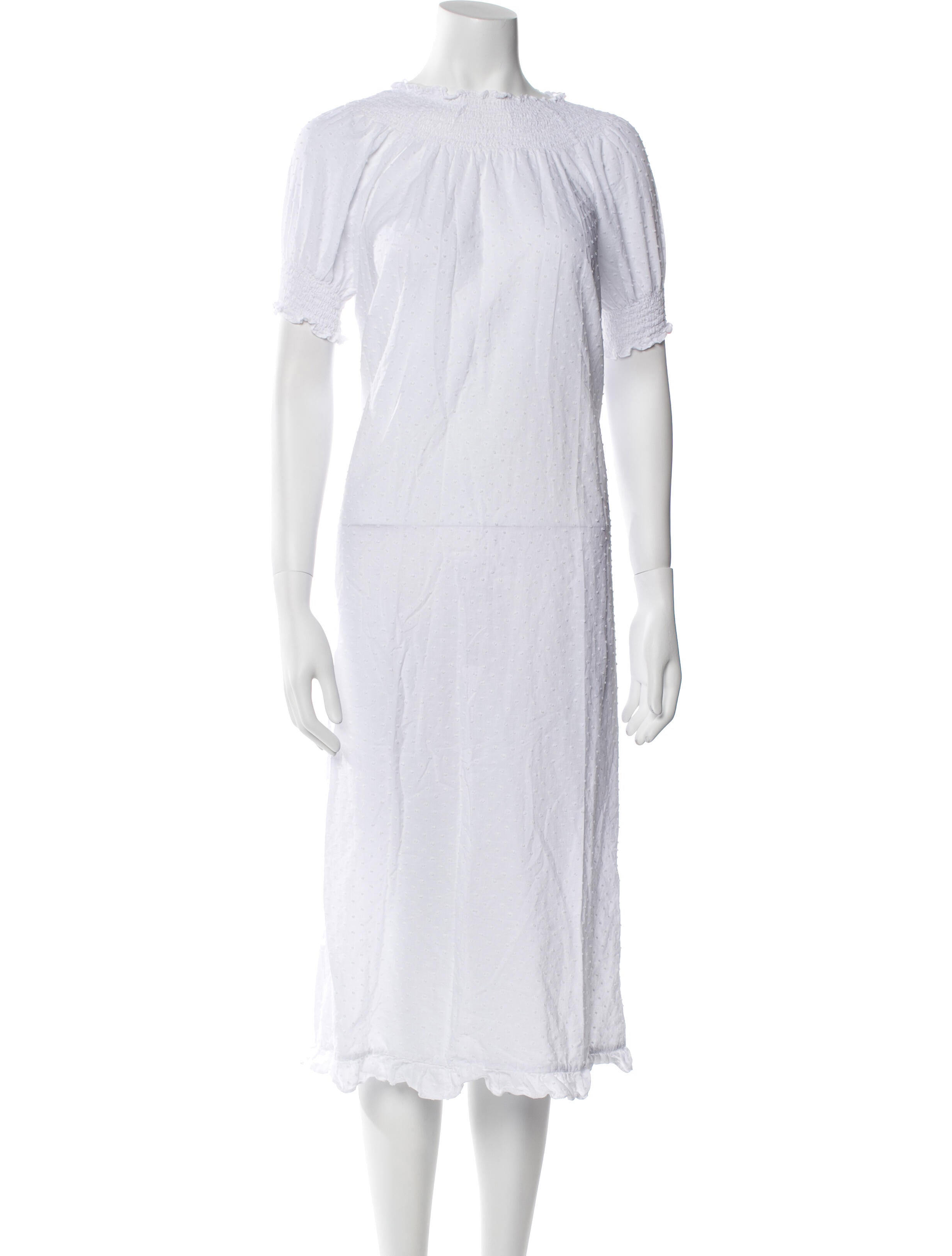 Hill House Home Crew Neck Midi Length Dress