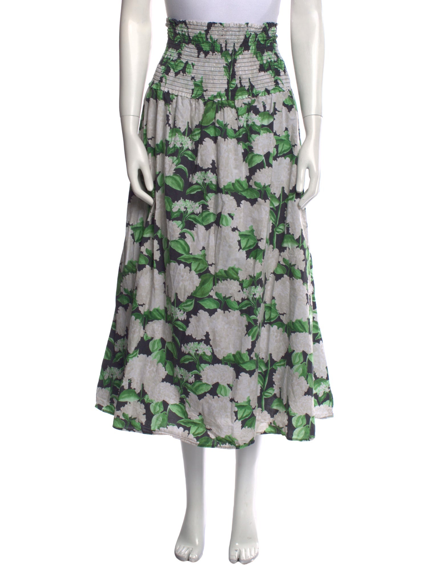 Hill House Home Floral Print Midi Length Skirt
