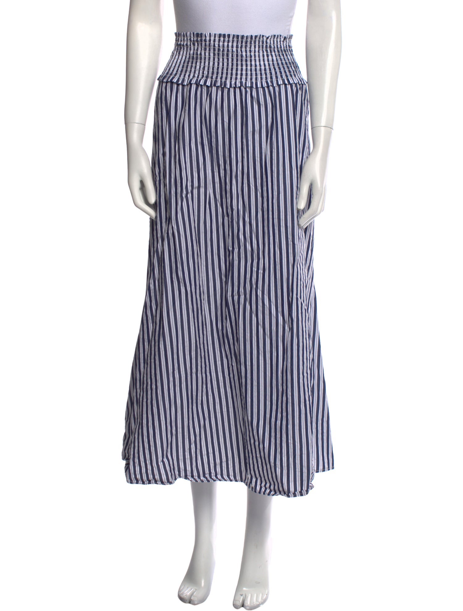 Hill House Home Striped Midi Length Skirt