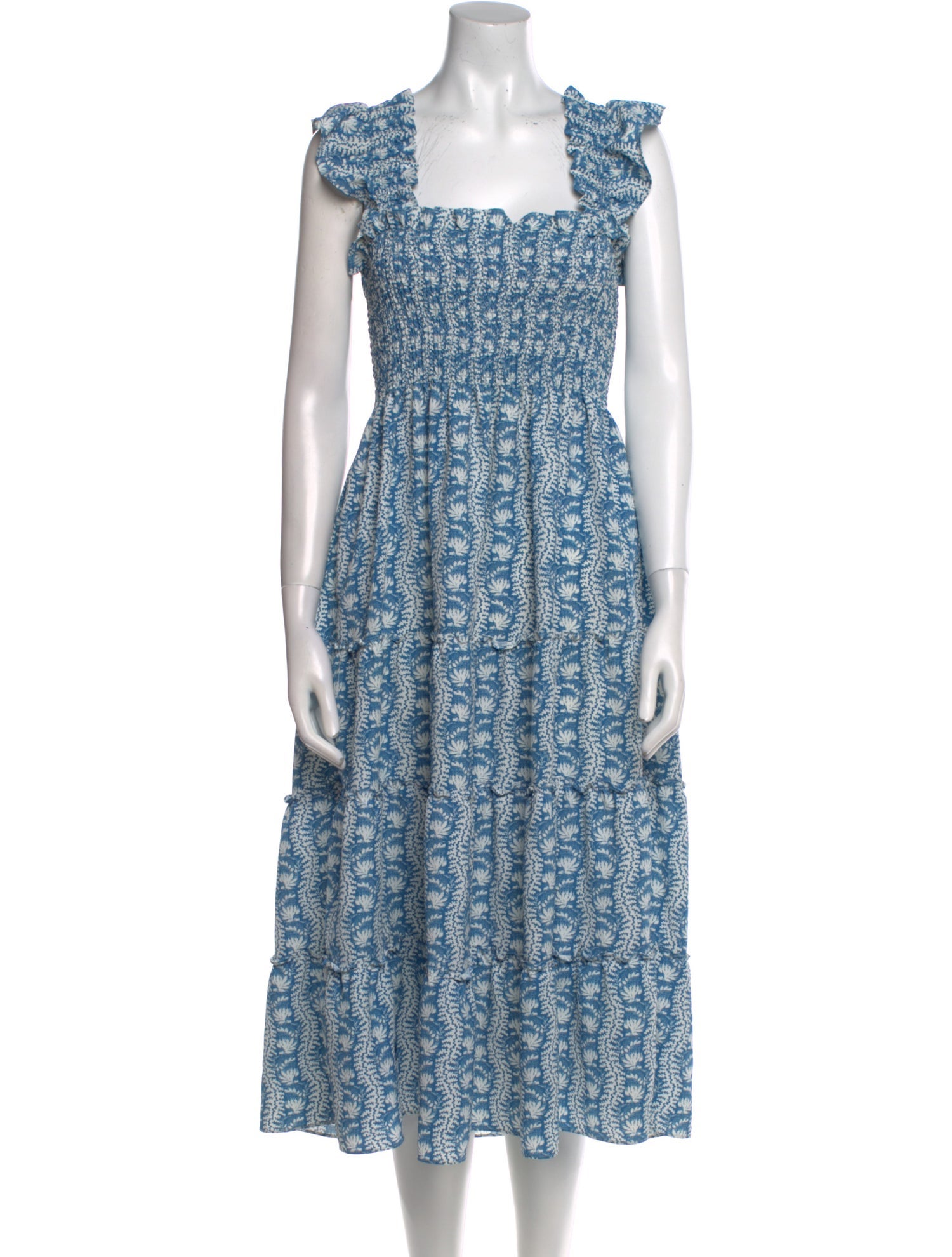 Hill House Home Printed Midi Length Dress