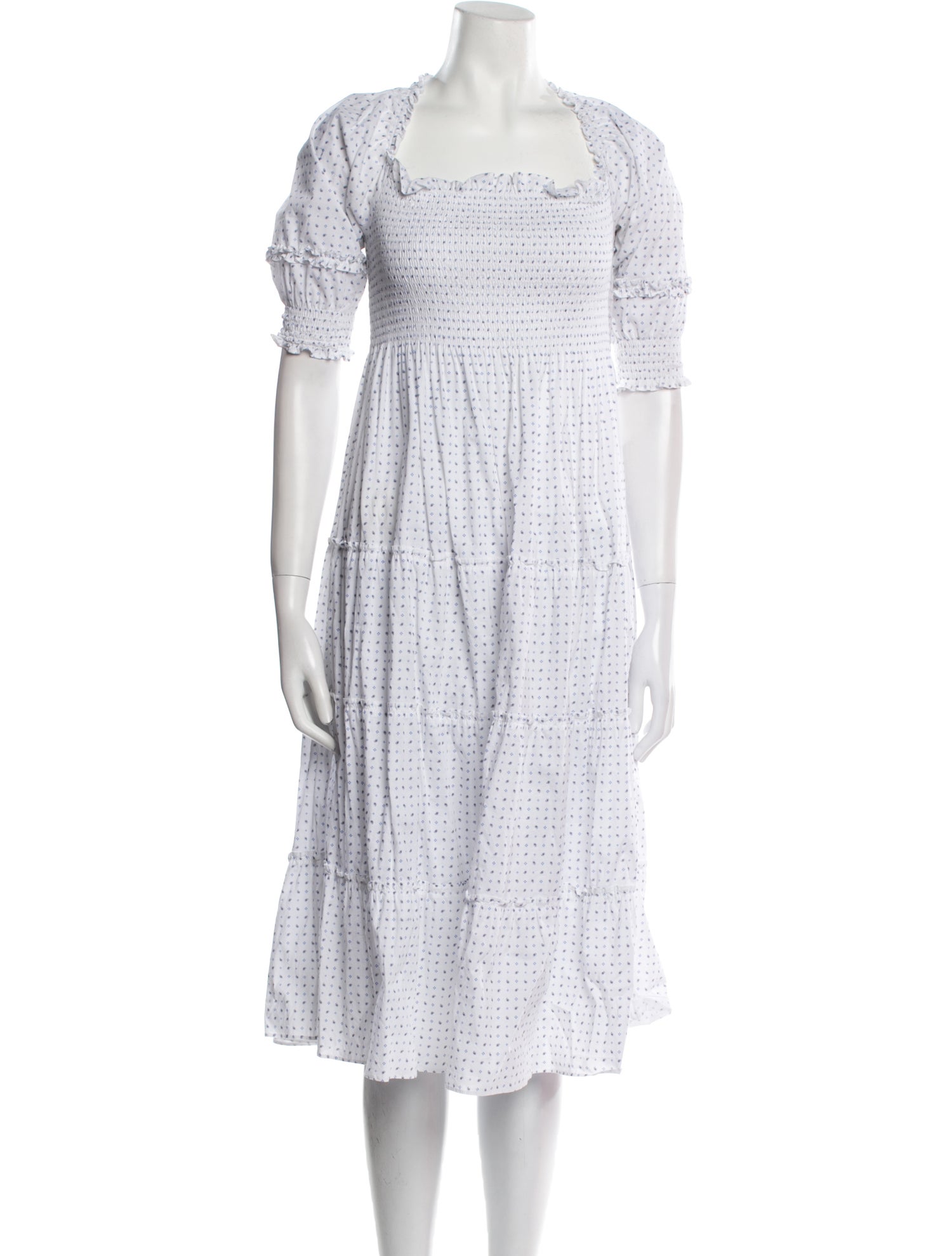 Hill House Home Printed Midi Length Dress