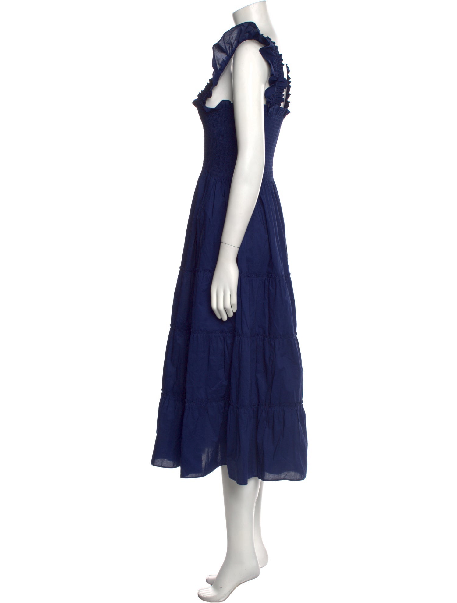 Hill House Home Square Neckline Midi Length Dress