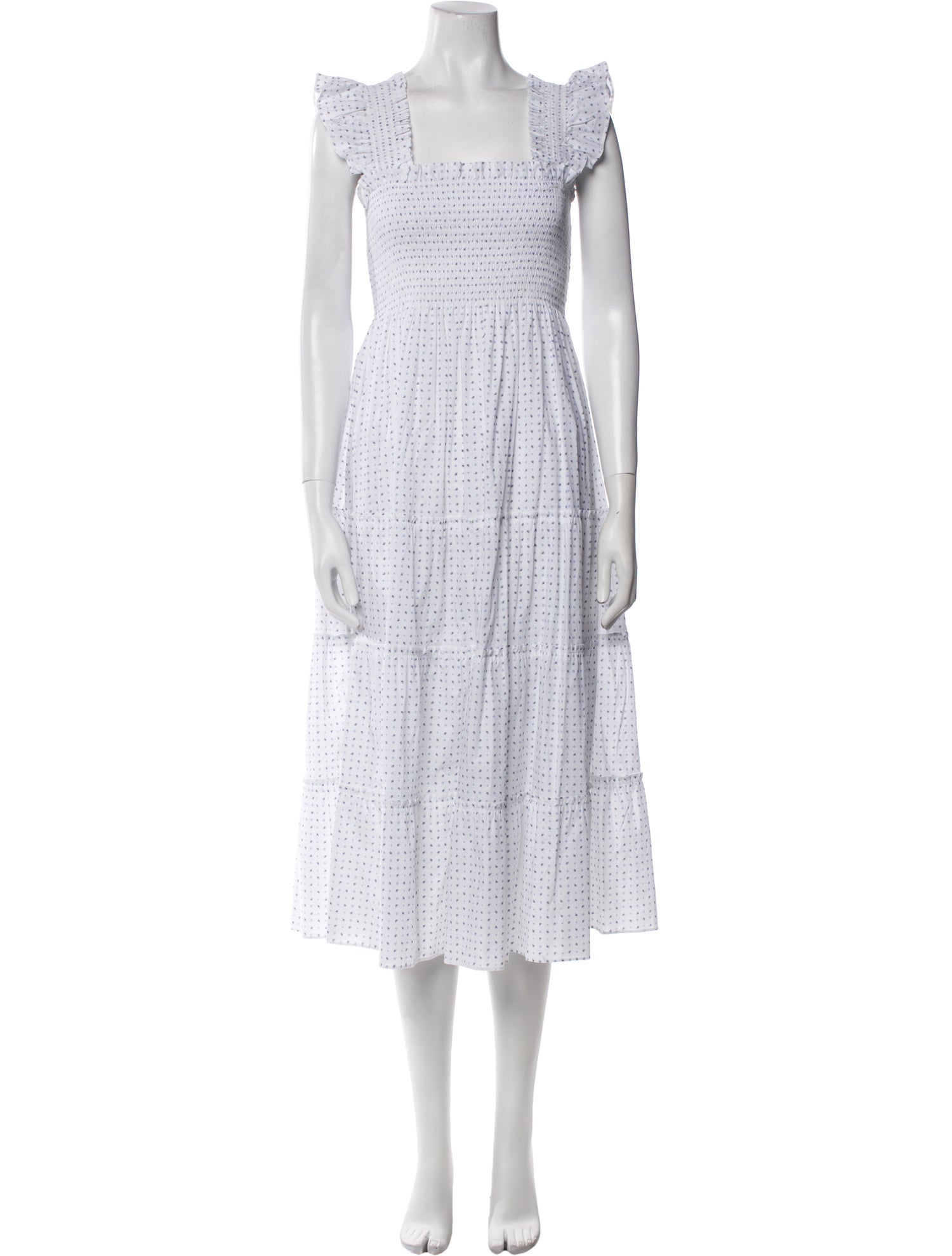 Hill House Home Printed Midi Length Dress