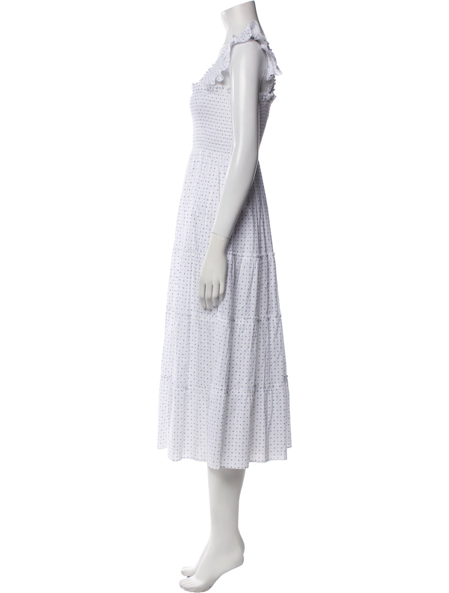 Hill House Home Printed Midi Length Dress