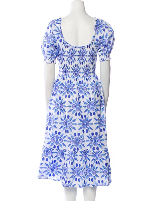 Hill House Home Floral Print Midi Length Dress