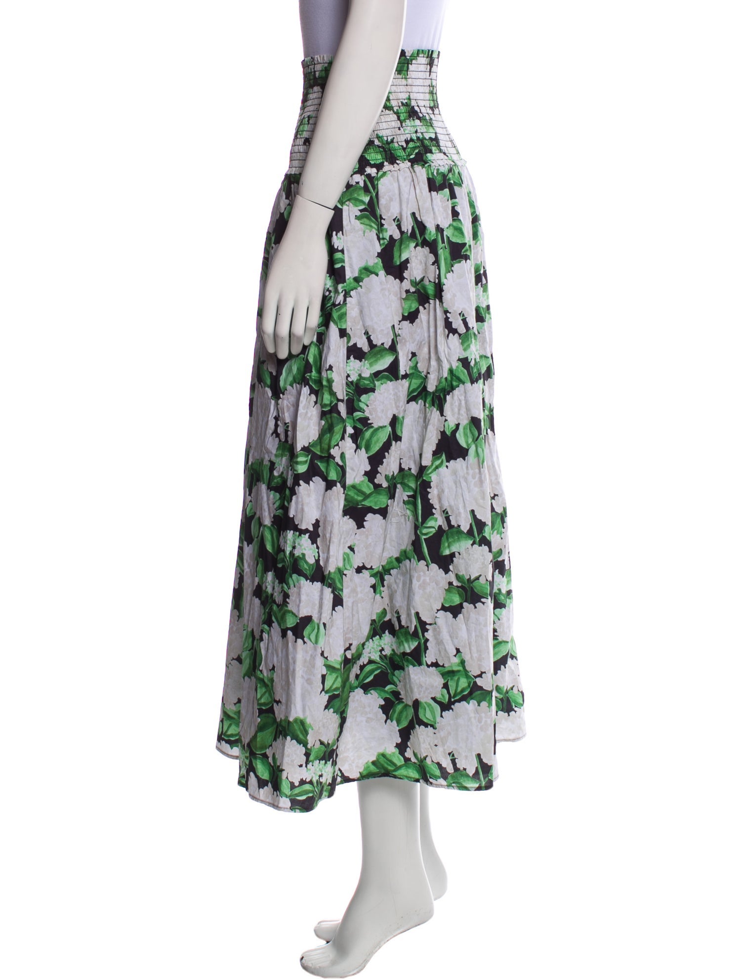 Hill House Home Floral Print Midi Length Skirt