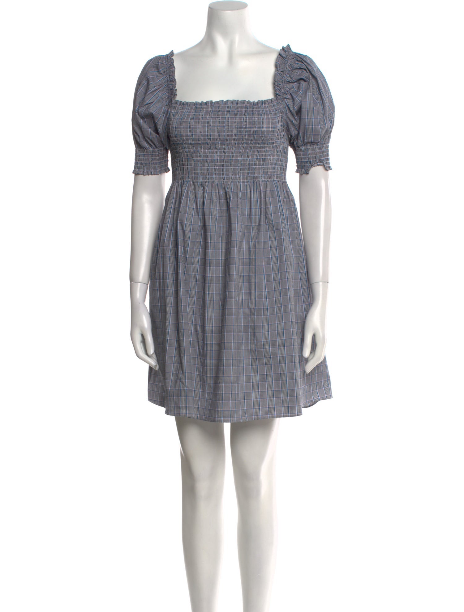 Hill House Home Plaid Print Mini Dress