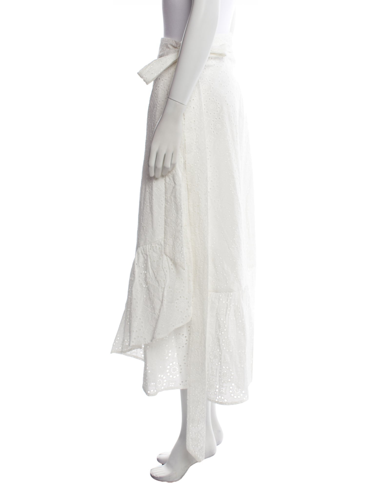 Hill House Home Ruffle Embellishment Midi Length Skirt