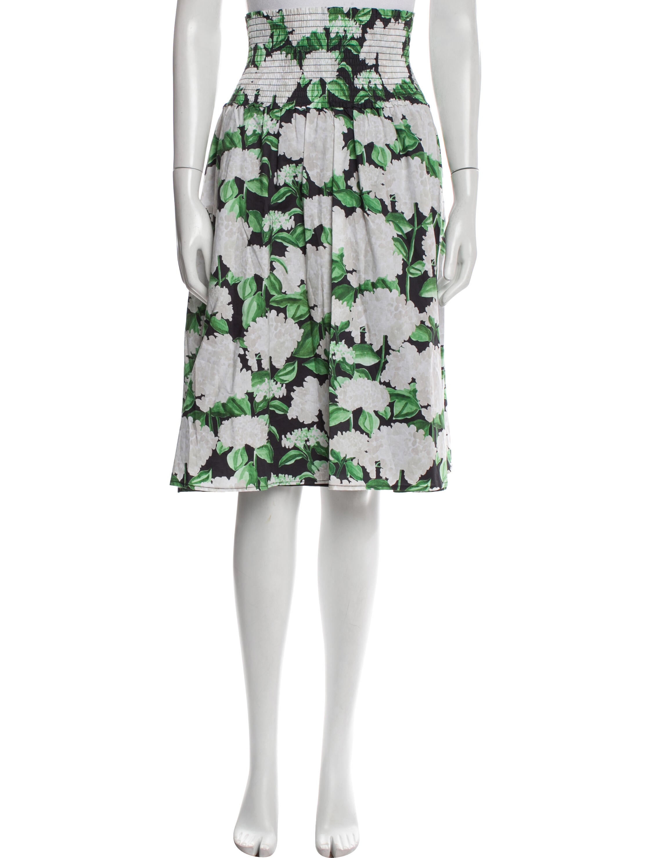 Hill House Home Floral Print Knee-Length Skirt