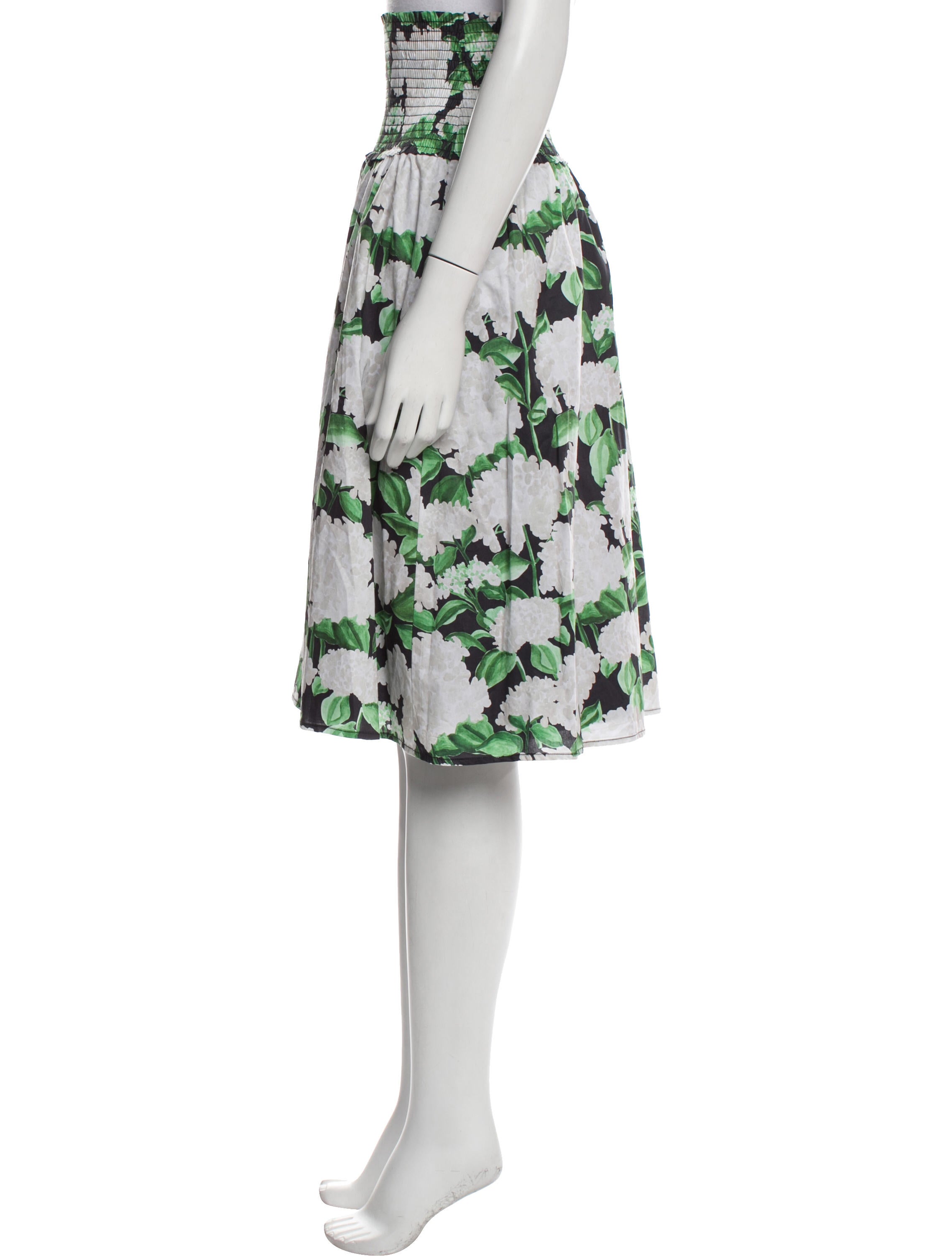 Hill House Home Floral Print Knee-Length Skirt