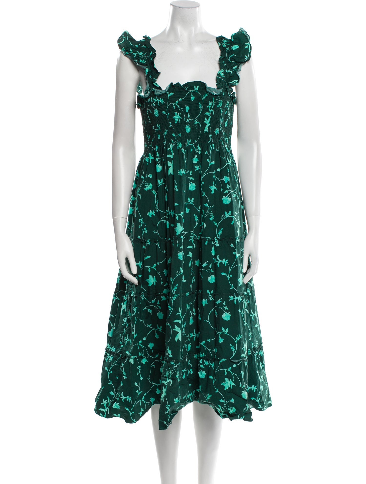 Hill House Home Printed Midi Length Dress