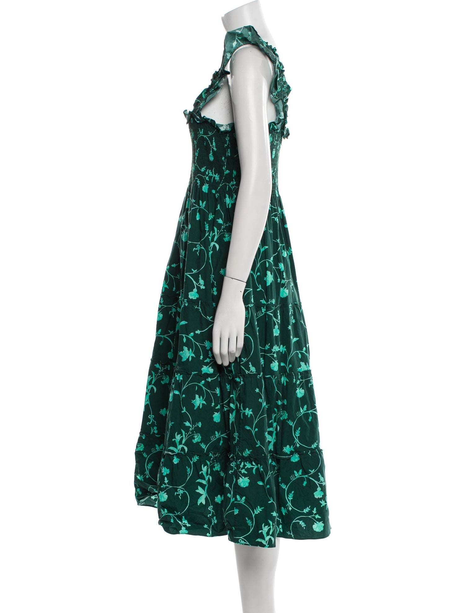 Hill House Home Printed Midi Length Dress