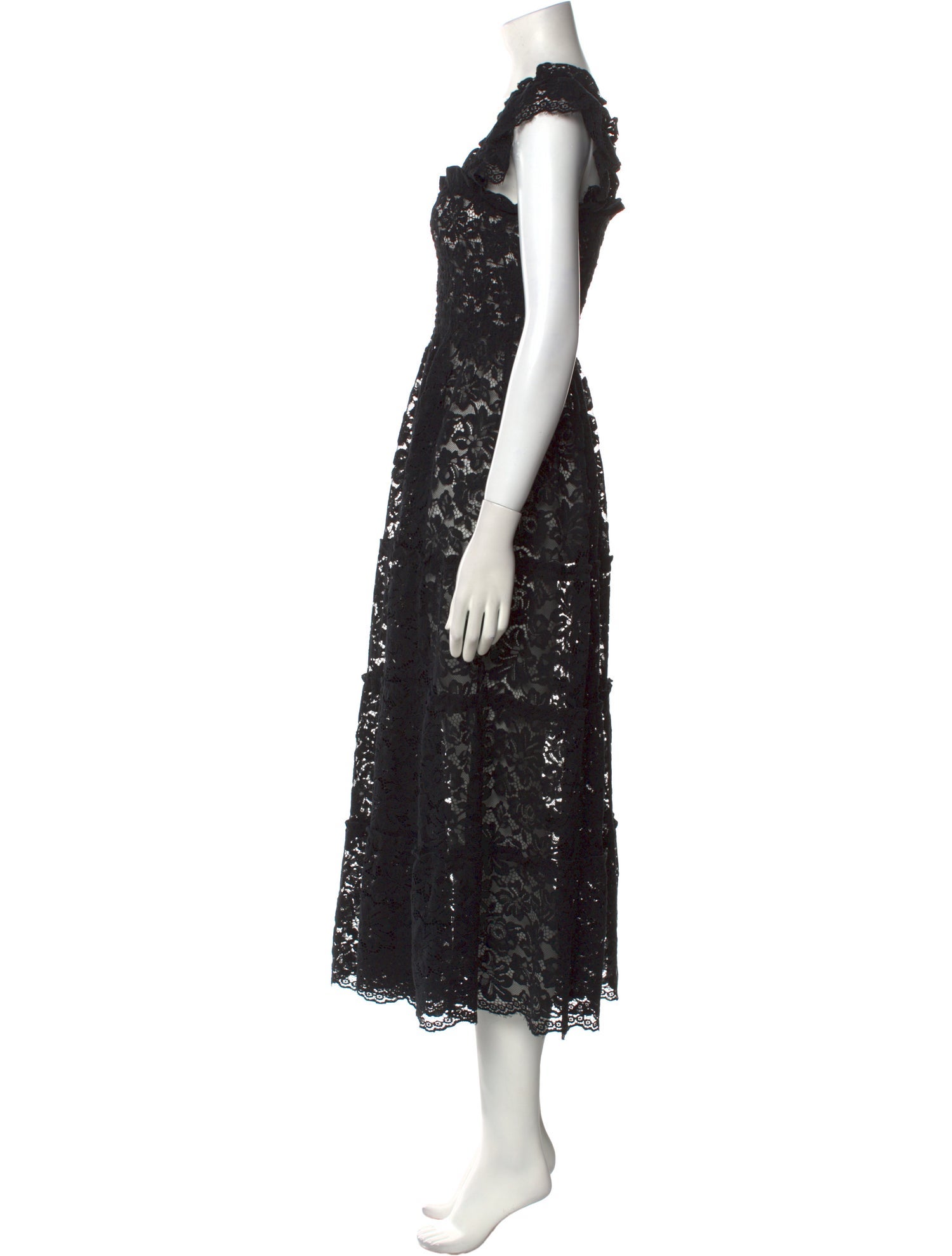 Hill House Home Lace Pattern Midi Length Dress