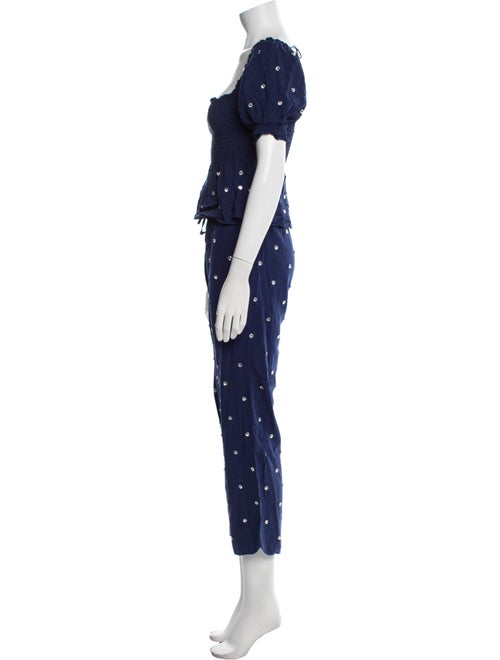 Hill House Home Polka Dot Print Crystal Embellishments Pant Set