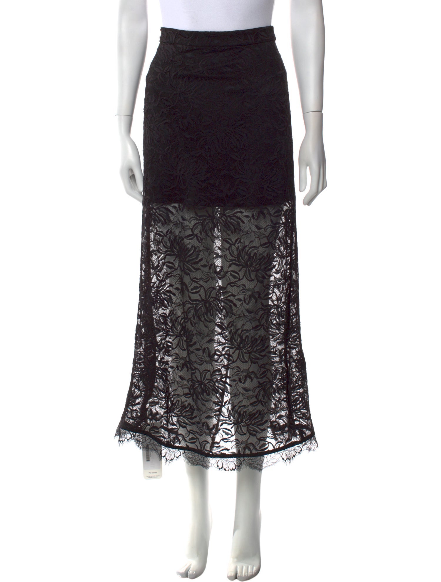 Hill House Home Lace Pattern Midi Length Skirt