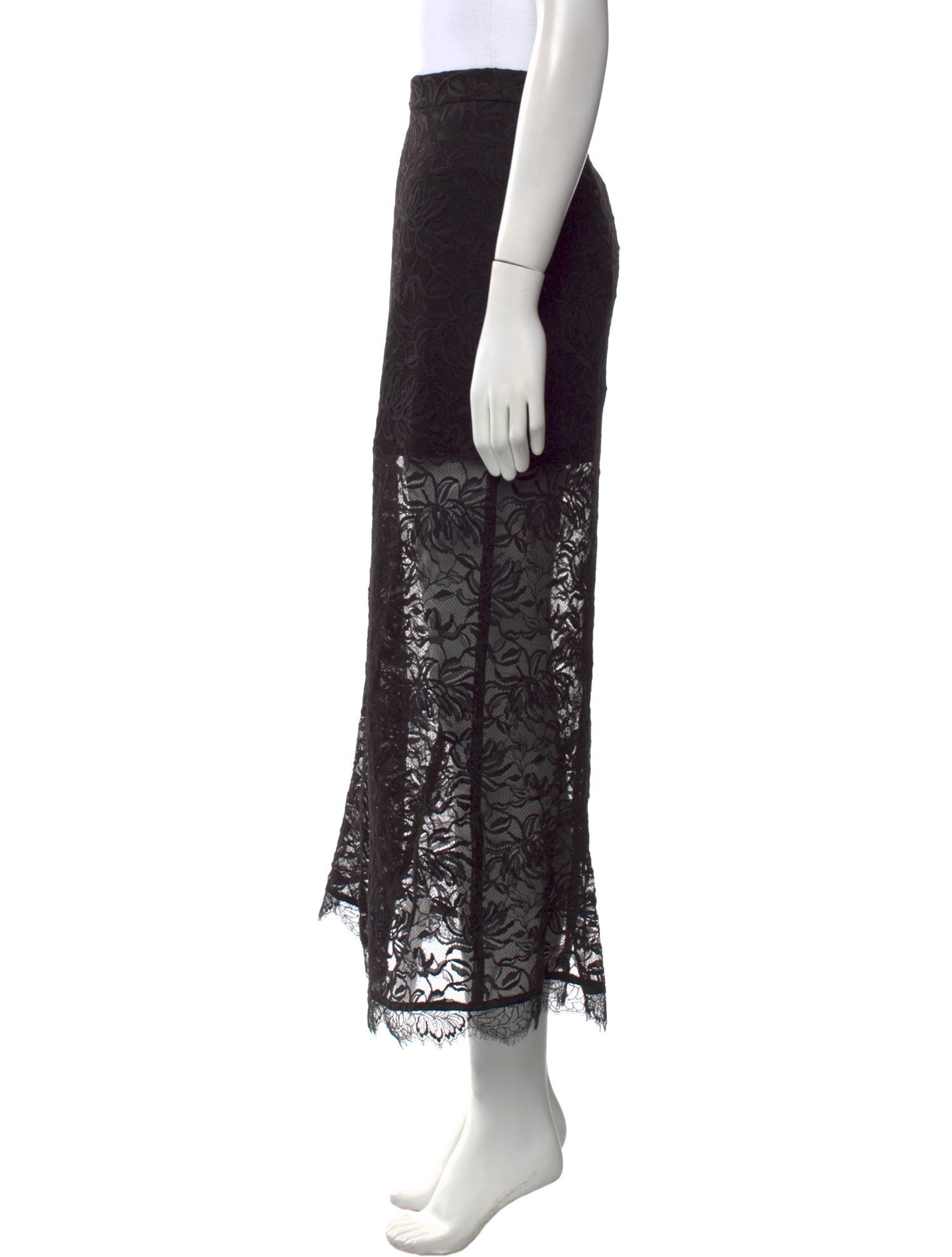 Hill House Home Lace Pattern Midi Length Skirt