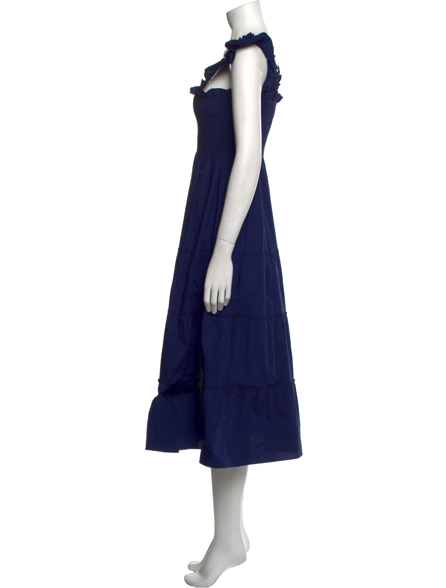 Hill House Home Square Neckline Midi Length Dress