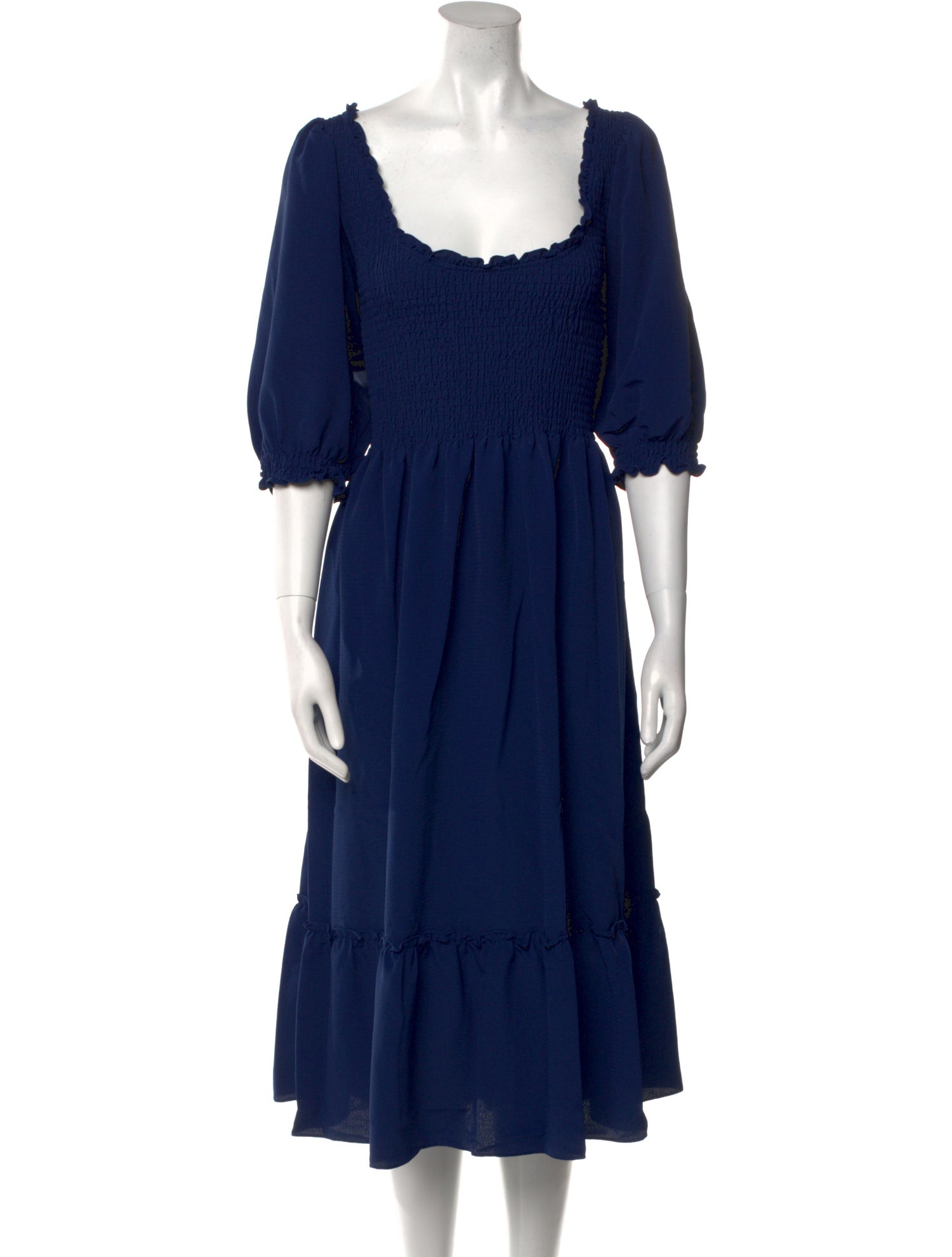 Hill House Home Square Neckline Midi Length Dress