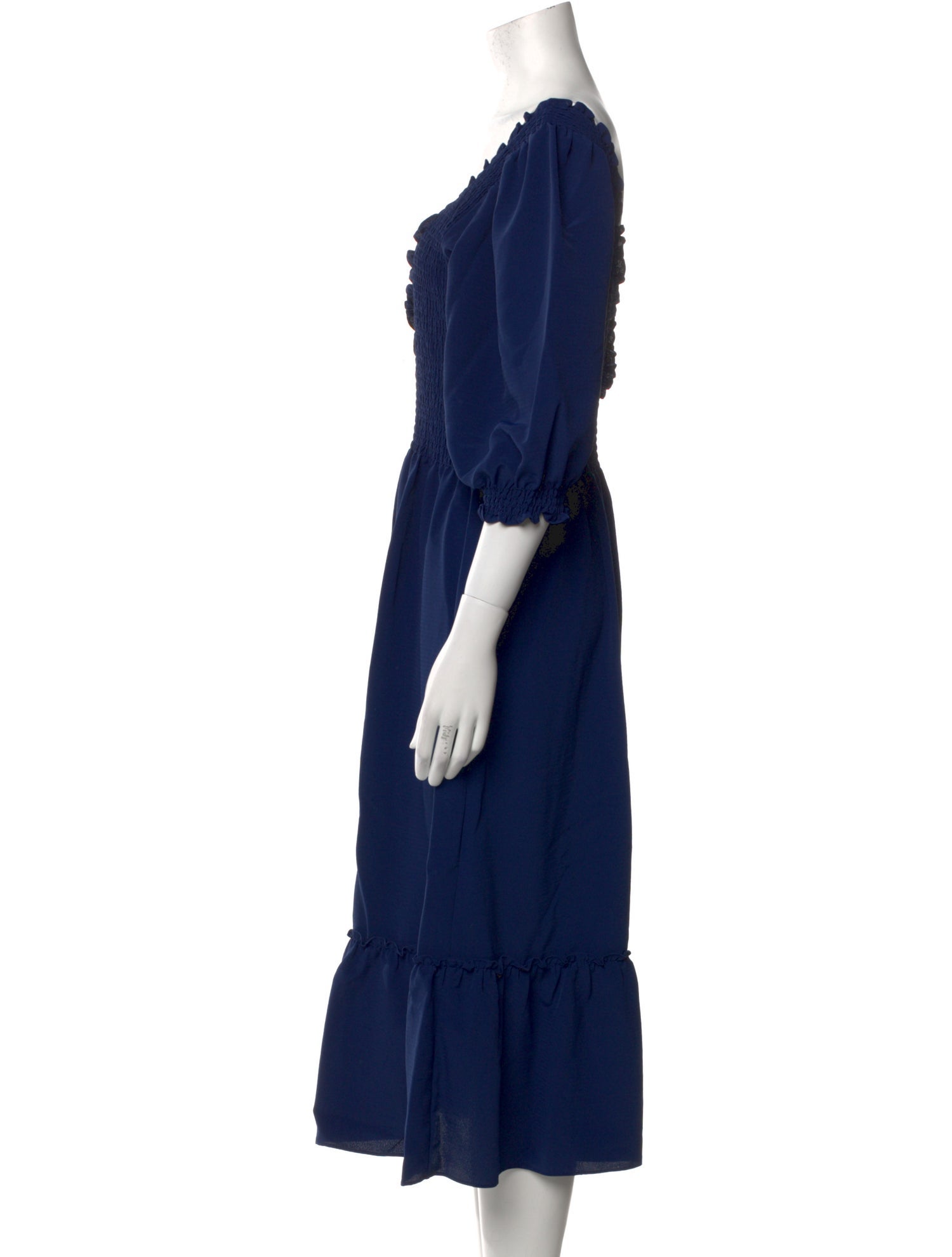 Hill House Home Square Neckline Midi Length Dress