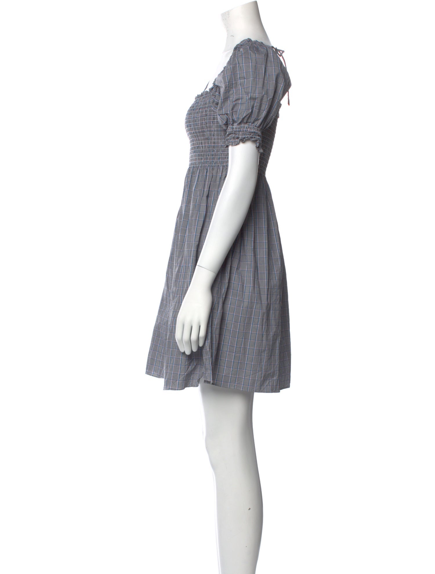 Hill House Home Plaid Print Mini Dress