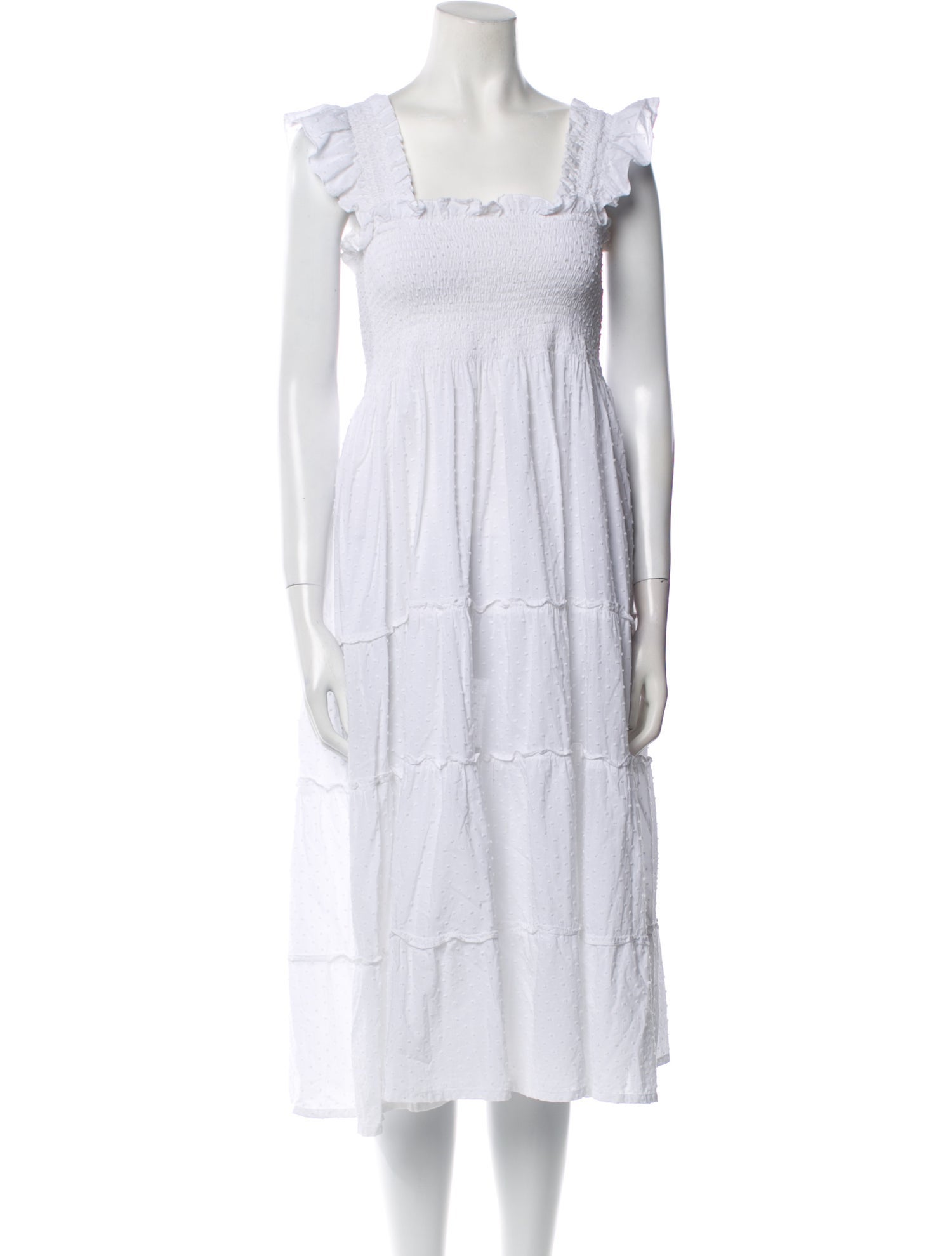 Hill House Home Square Neckline Midi Length Dress