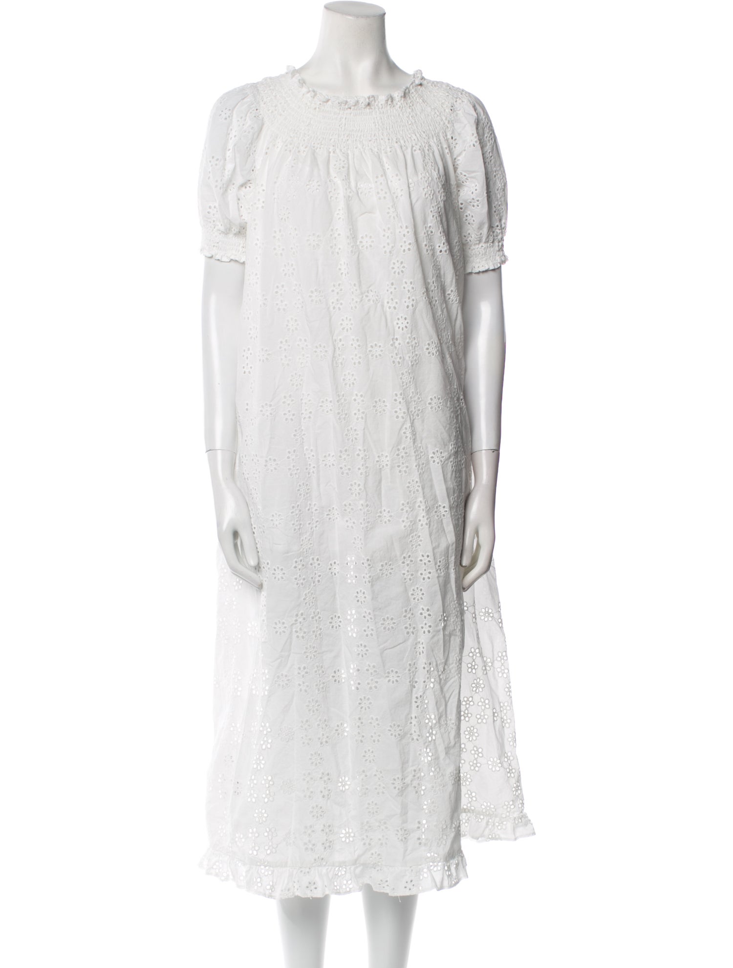 Hill House Home Crew Neck Midi Length Dress