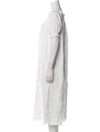 Hill House Home Crew Neck Midi Length Dress