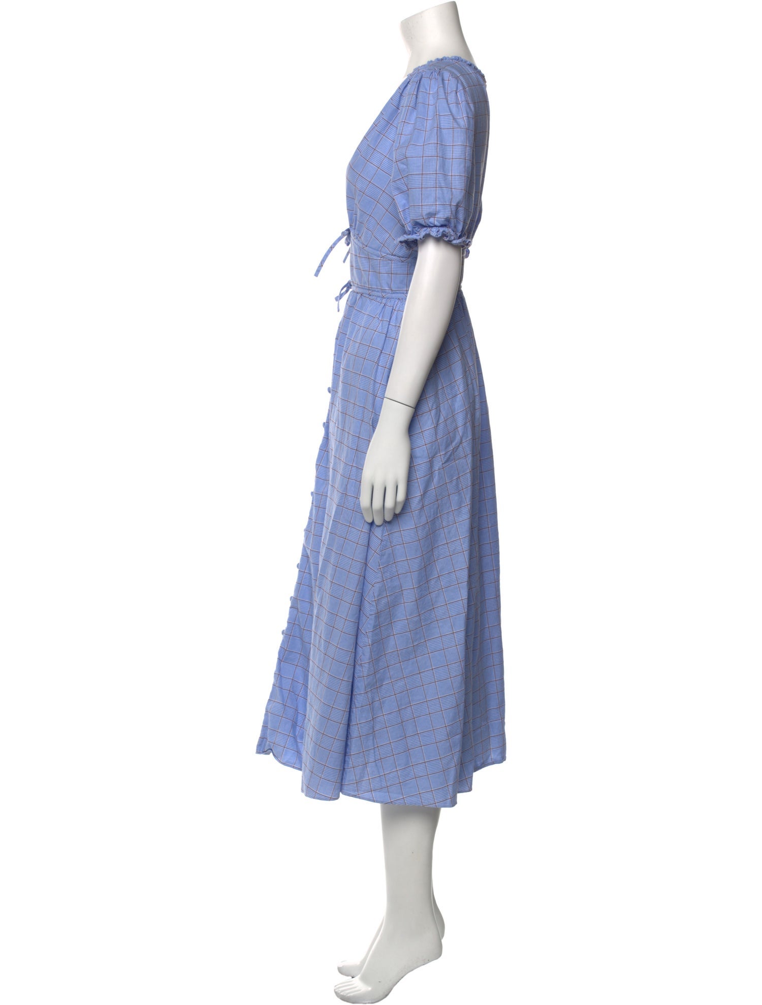 Hill House Home Plaid Print Long Dress