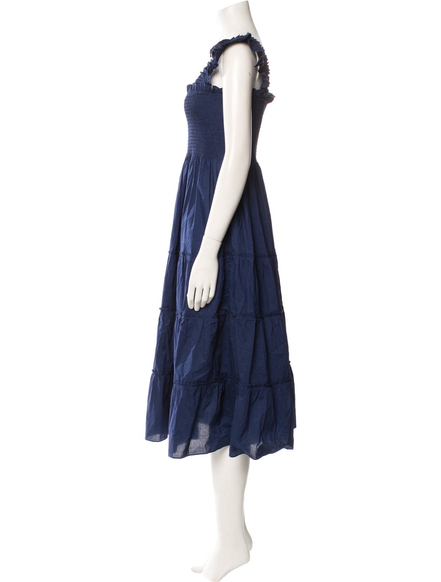 Hill House Home Square Neckline Midi Length Dress