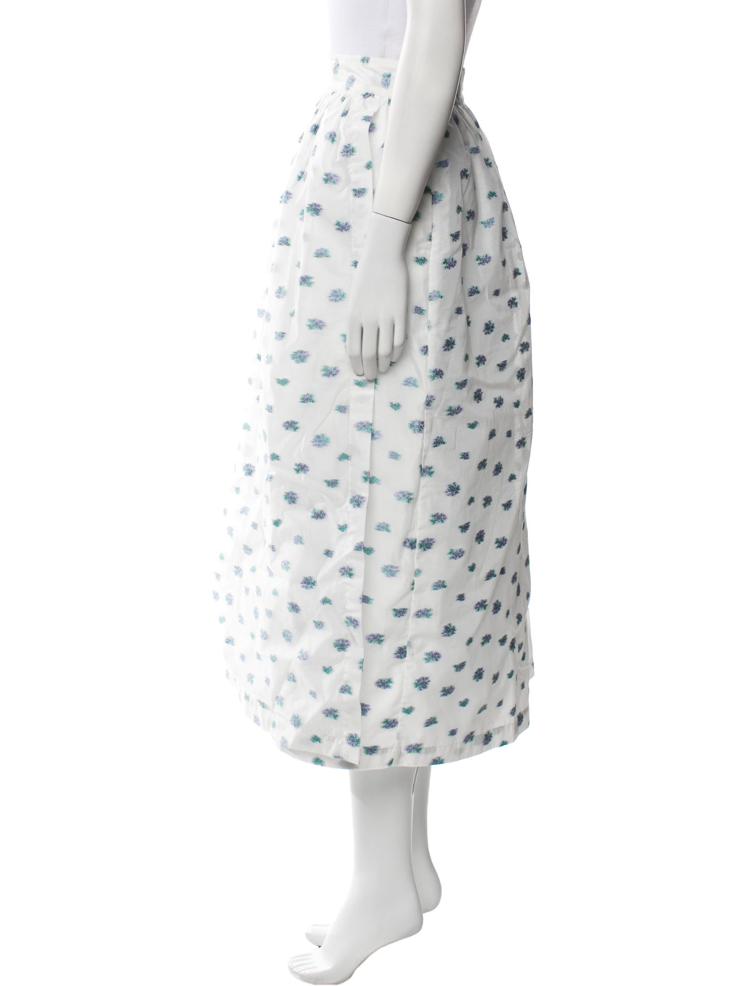 Hill House Home Printed Midi Length Skirt