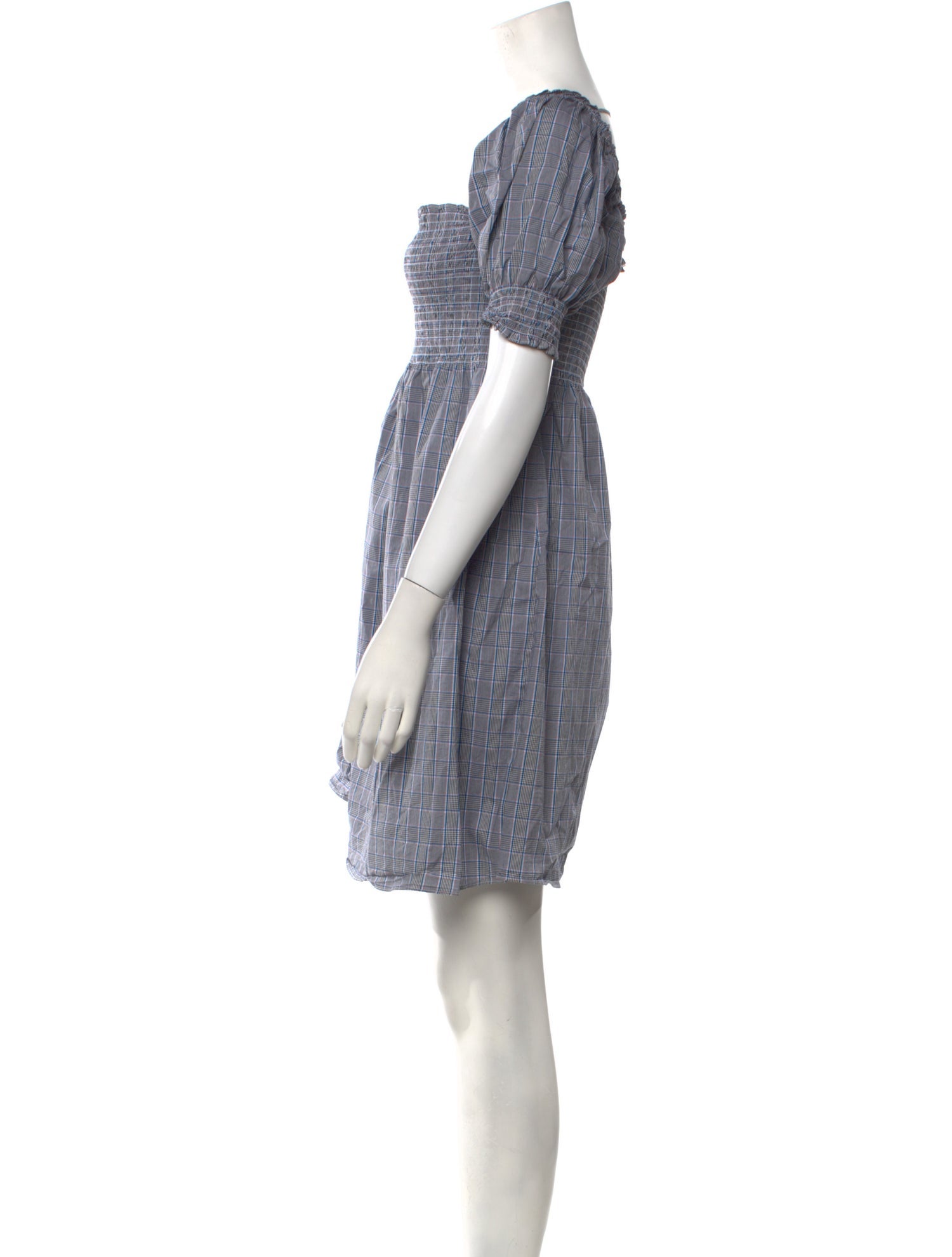 Hill House Home Plaid Print Mini Dress
