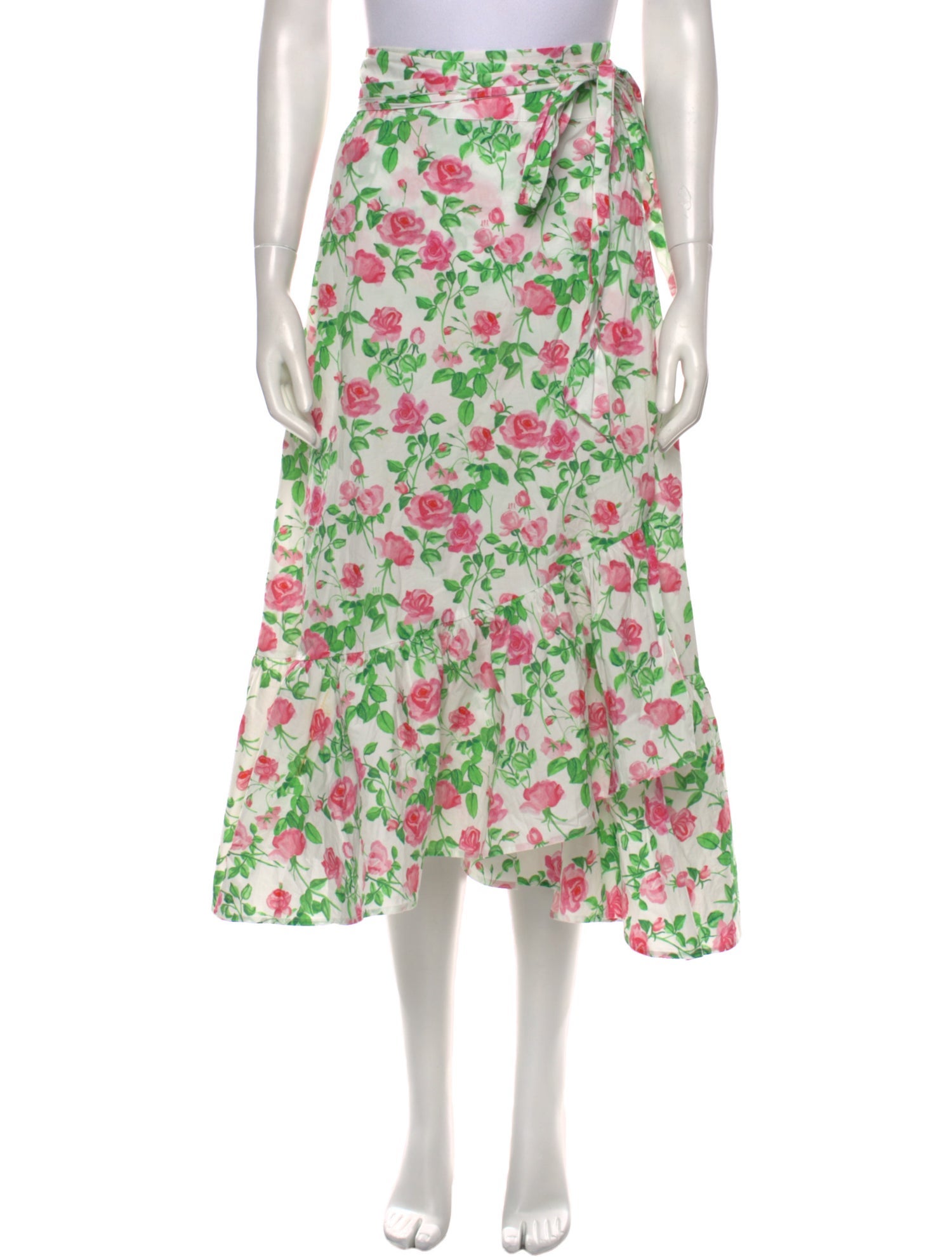 Hill House Home Floral Print Midi Length Skirt