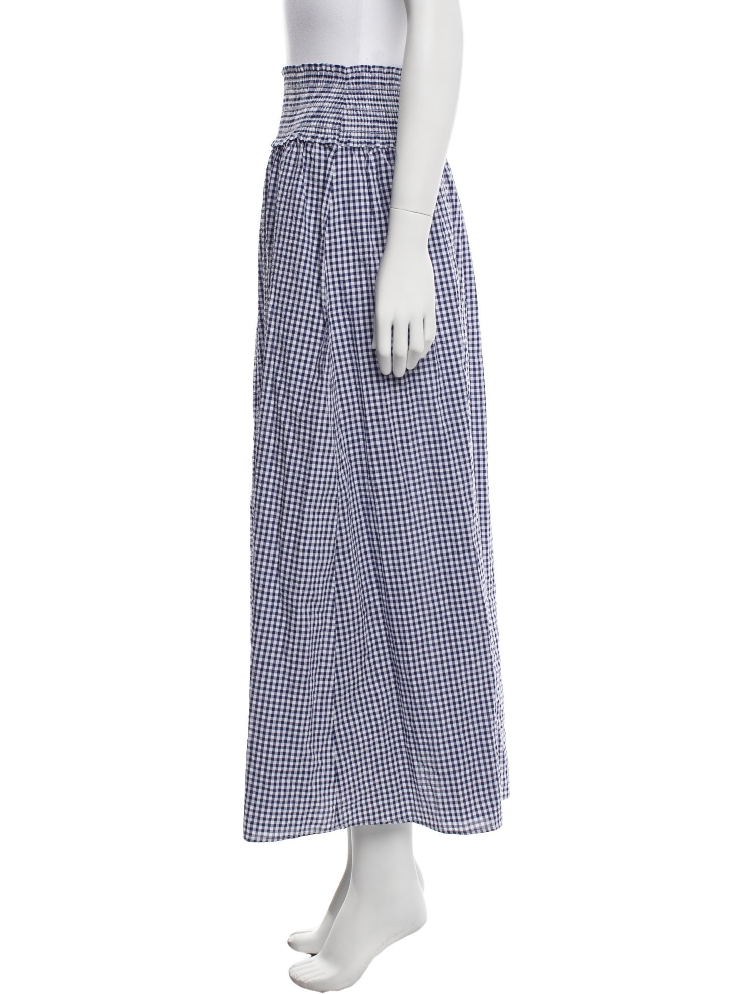 Hill House Home Plaid Print Midi Length Skirt w/ Tags