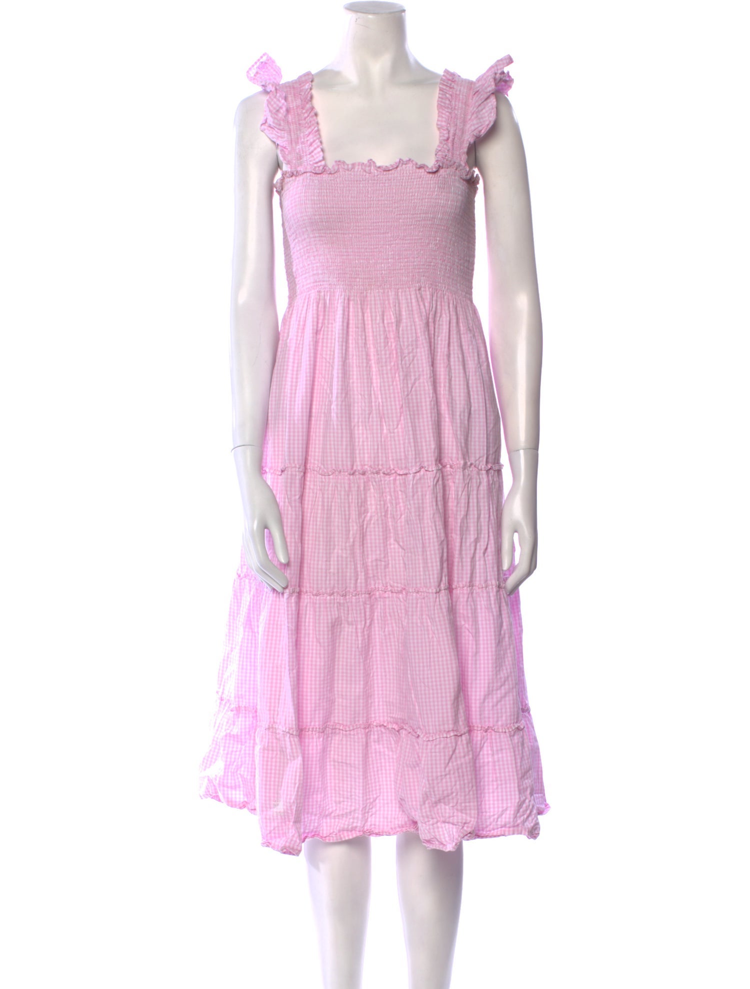 Hill House Home Square Neckline Midi Length Dress