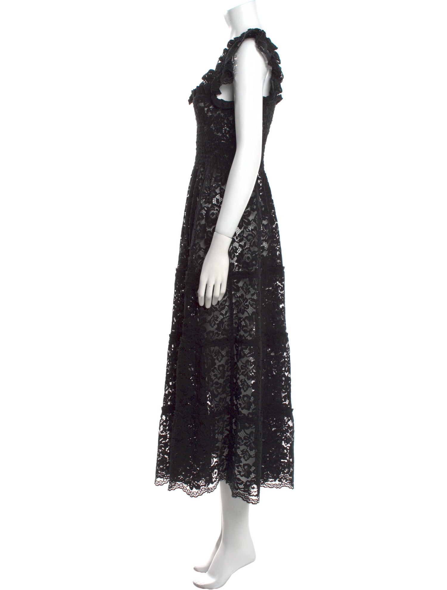 Hill House Home Lace Pattern Long Dress