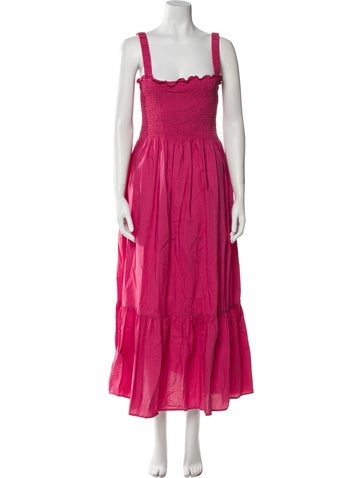 Hill House Home Dresses Square Neckline Long Dress XL